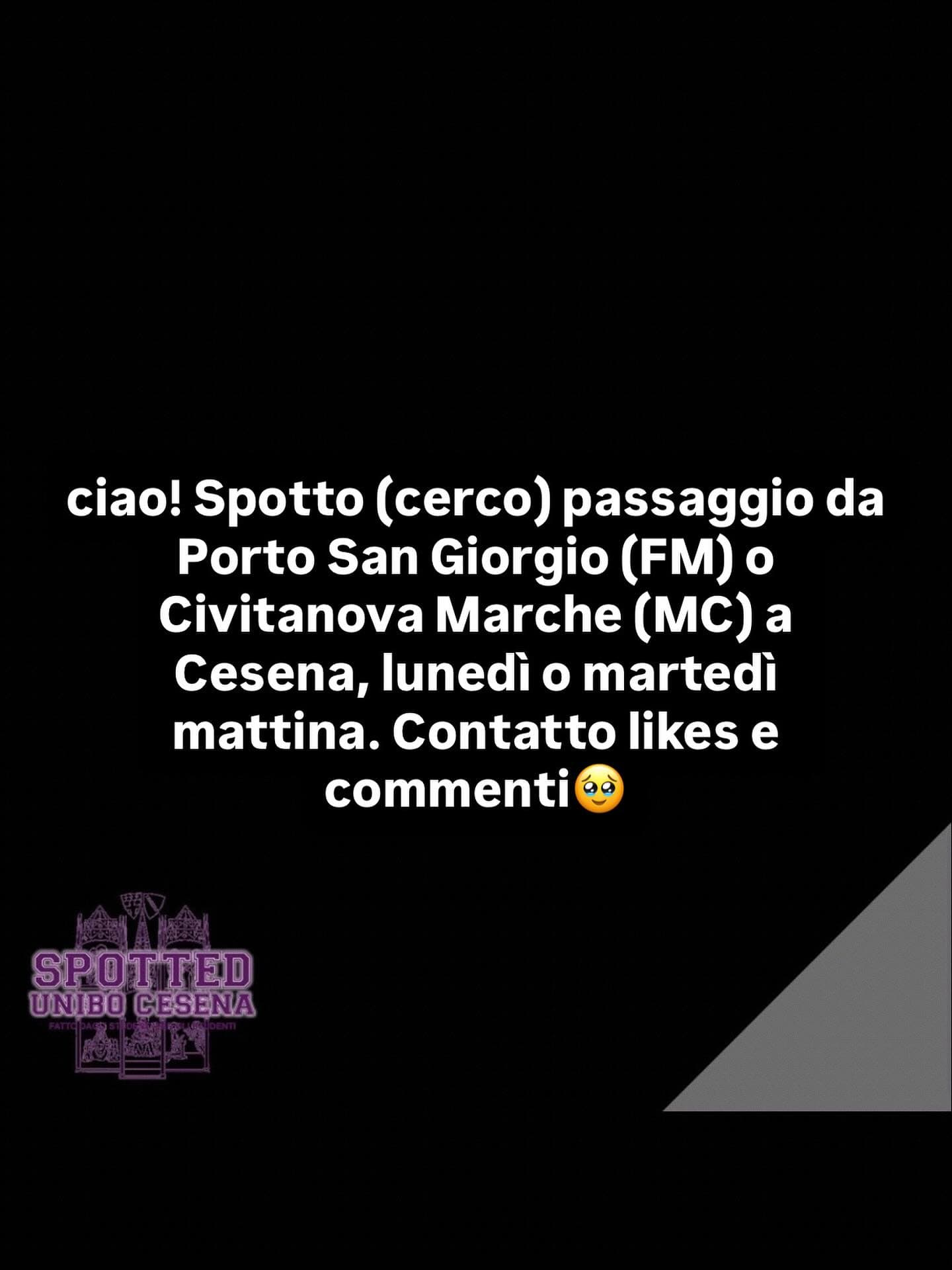 Post: #spotted #Cesena #unibo #cesenaspotted
