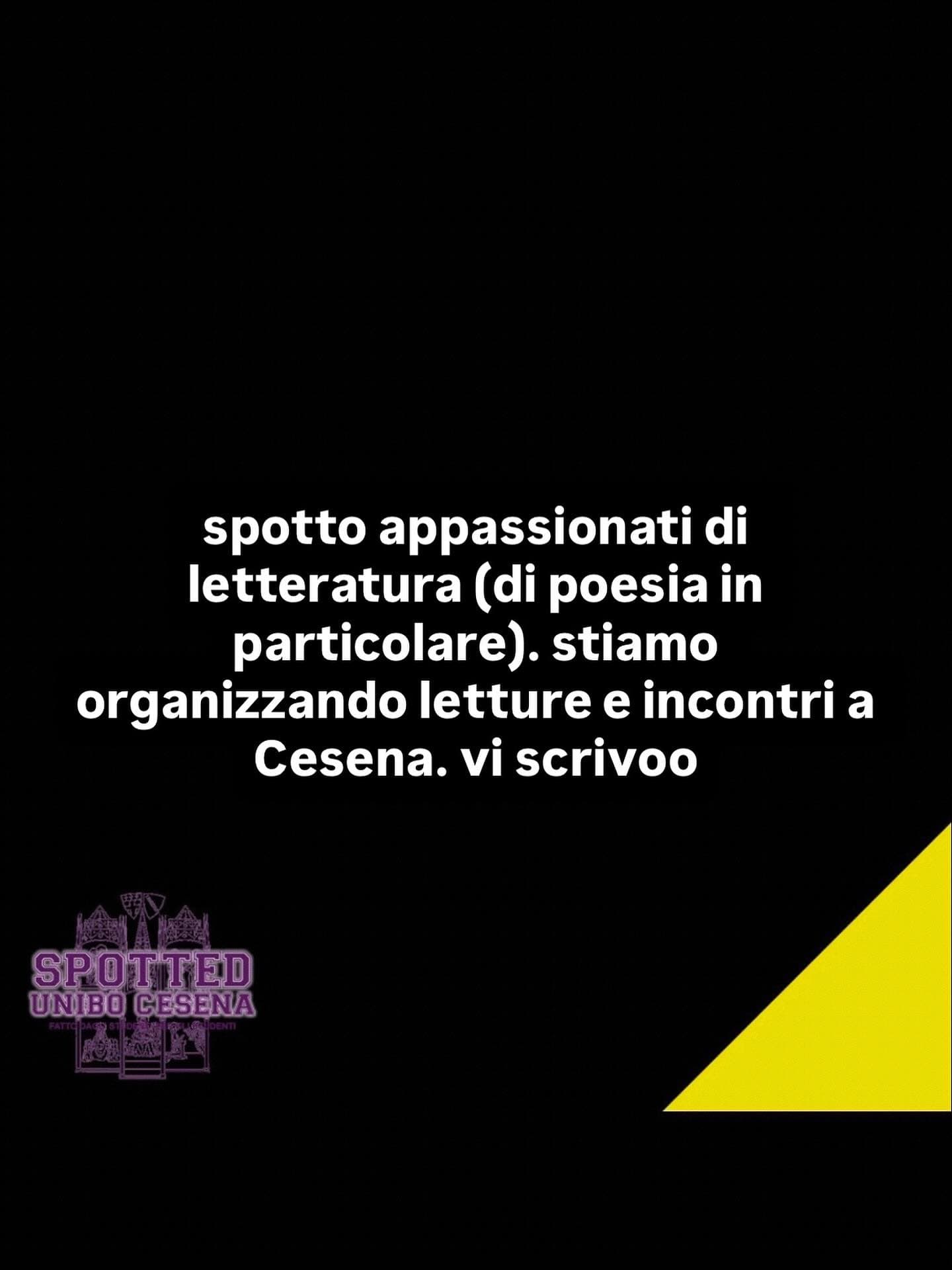Post: #spotted #Cesena #unibo #cesenaspotted