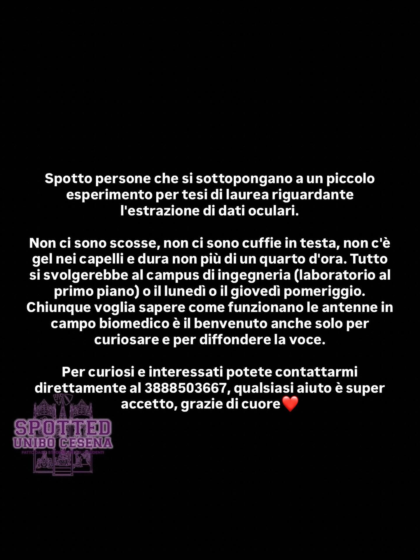 Post: #spotted #Cesena #unibo #cesenaspotted
