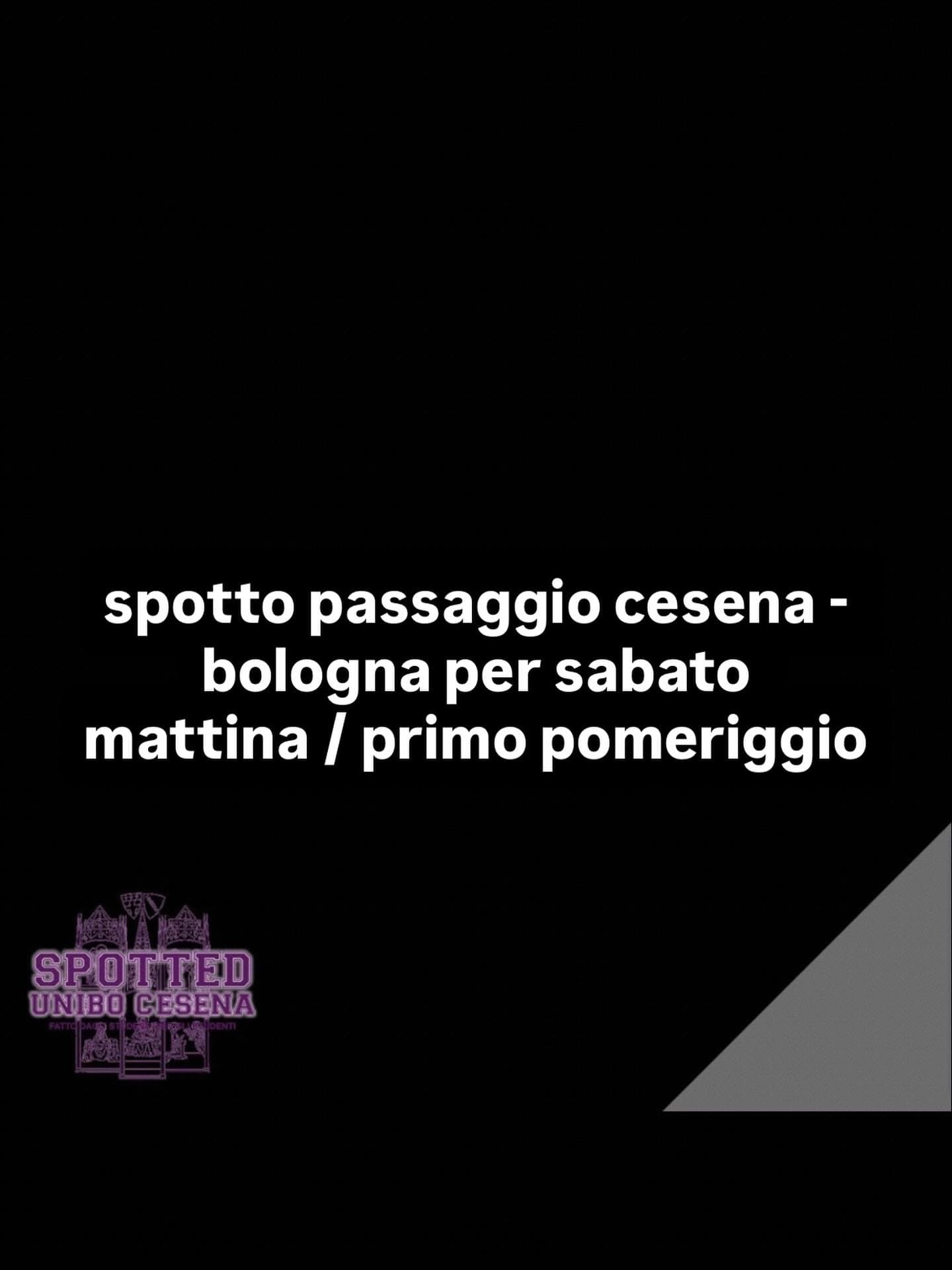 Post: #spotted #Cesena #unibo #cesenaspotted