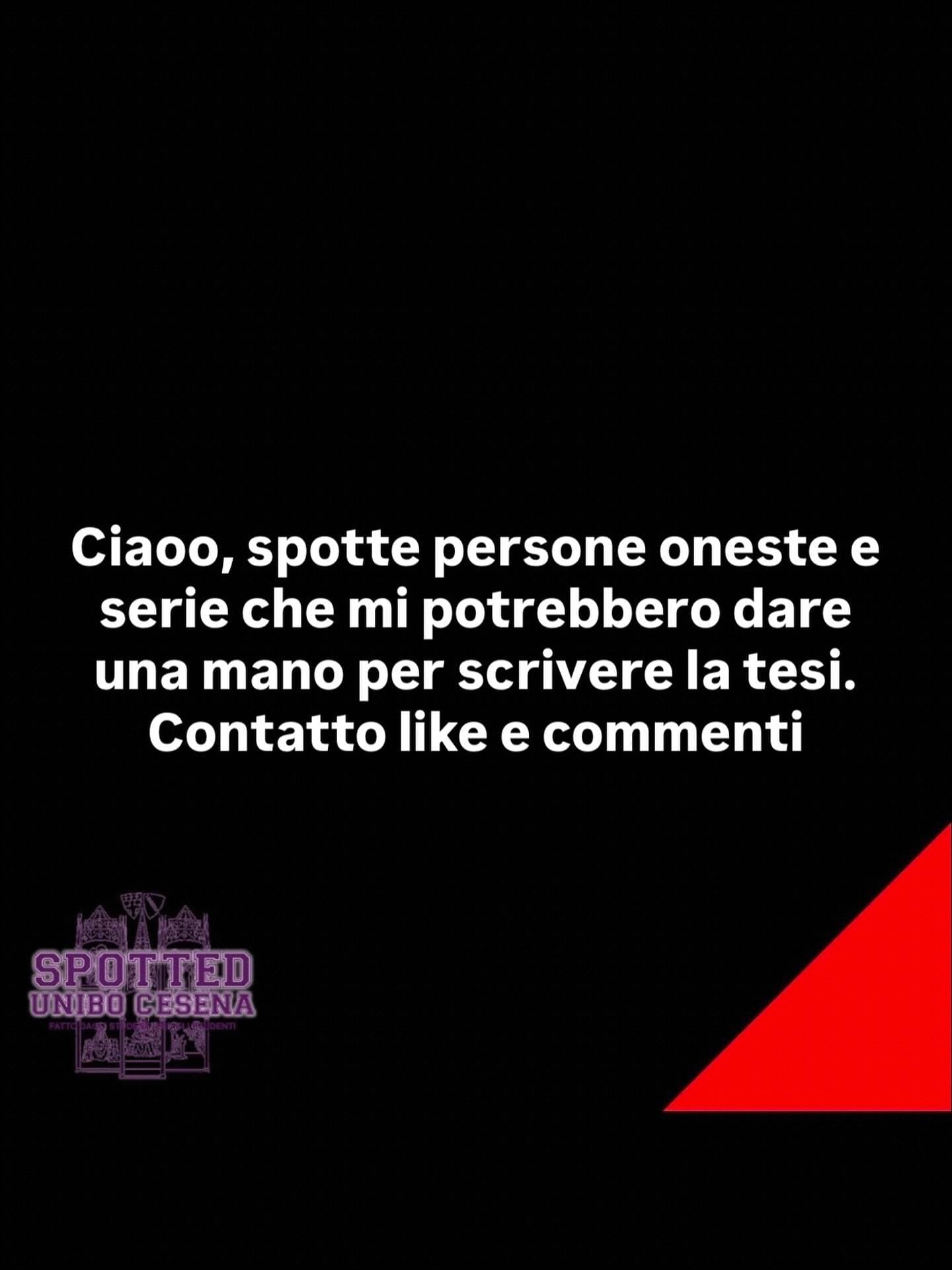 Post: #spotted #Cesena #unibo #cesenaspotted