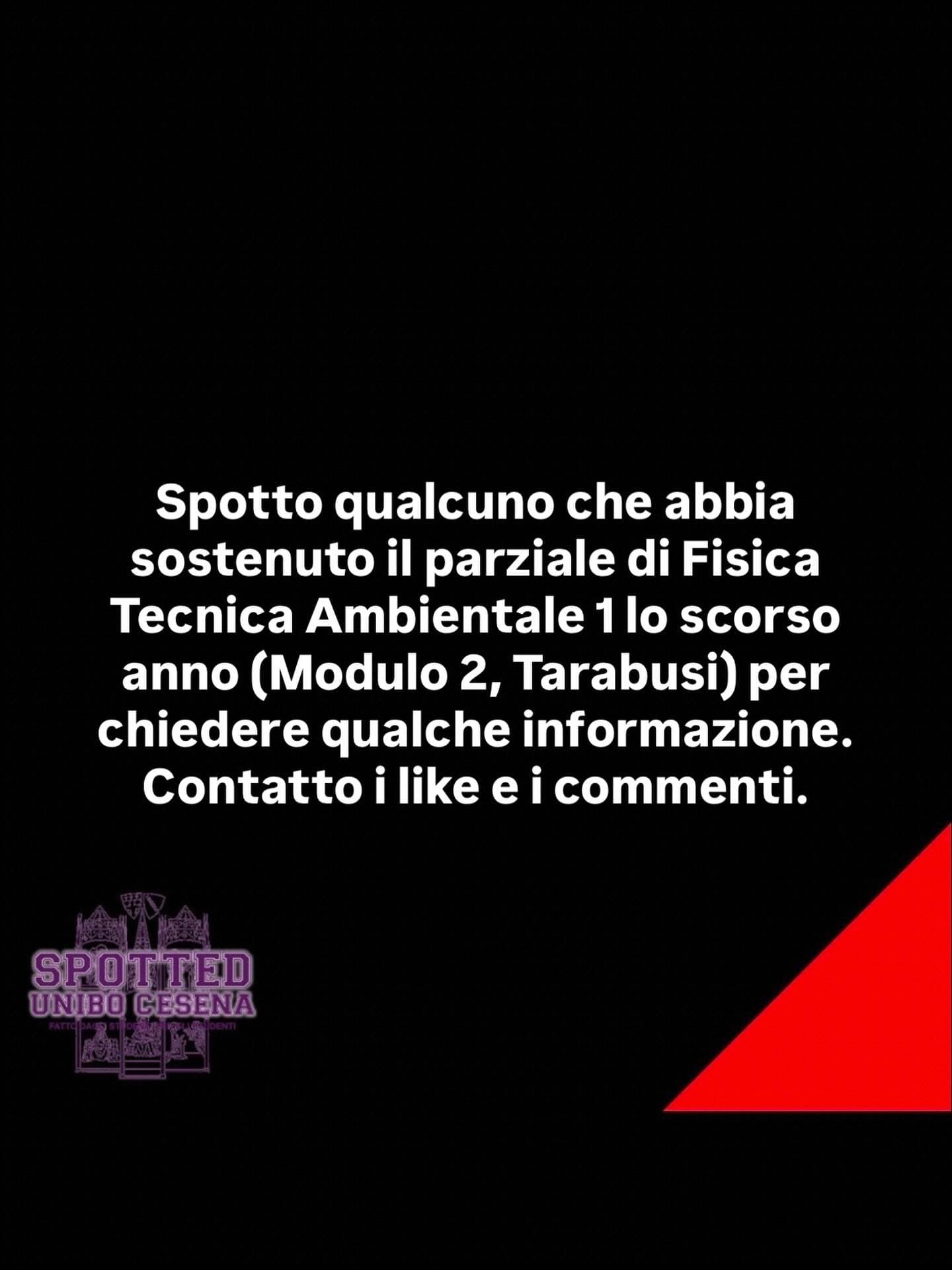 Post: #spotted #Cesena #unibo #cesenaspotted