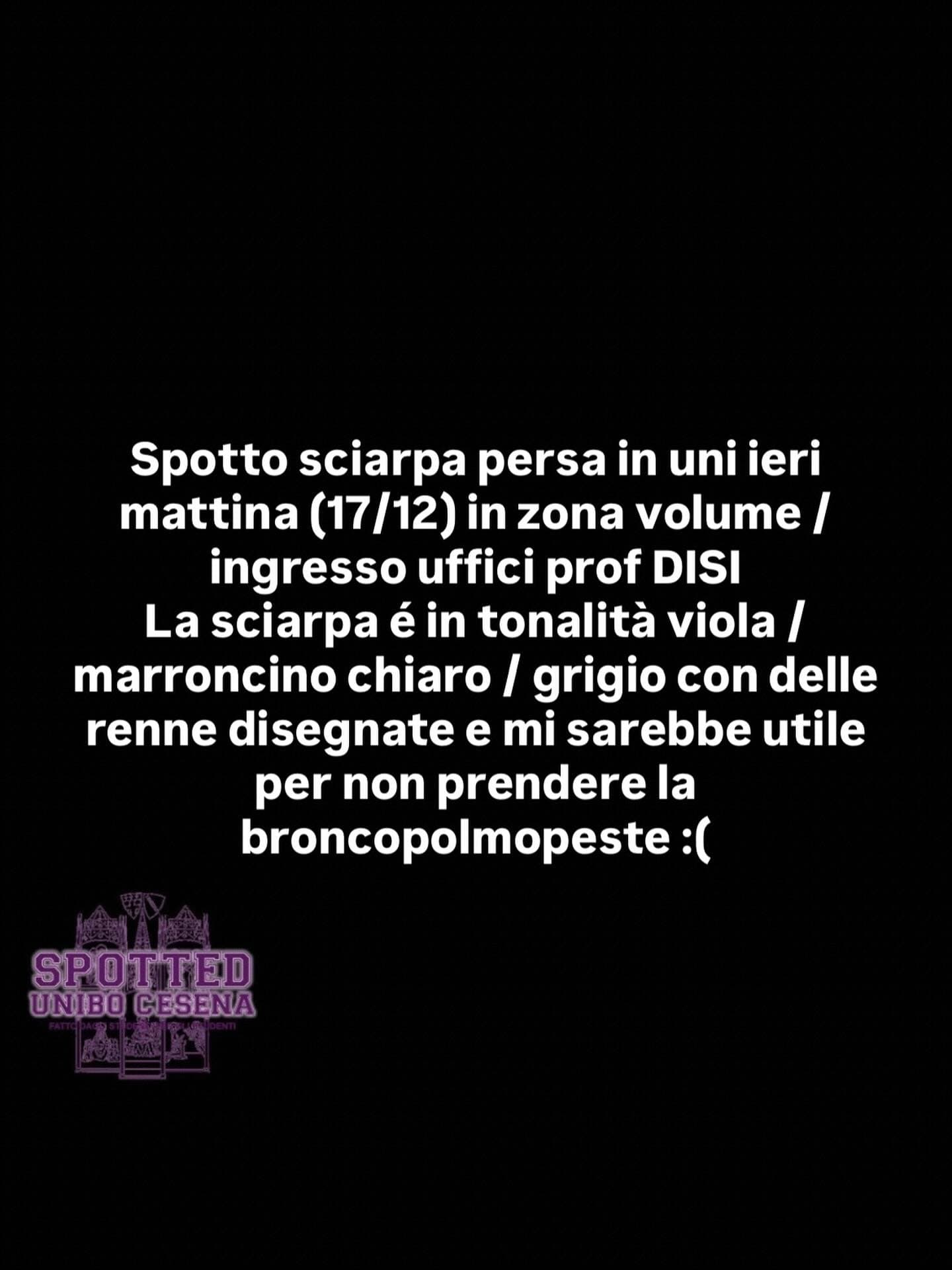 Post: #spotted #Cesena #unibo #cesenaspotted