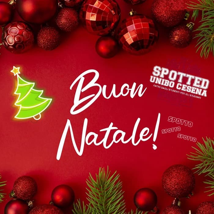 Post: Grazie di tutto Raga ❤️ e Buon Natale 🎄🎉 
#spotted #Cesena #unibo #cesenaspotted #natale