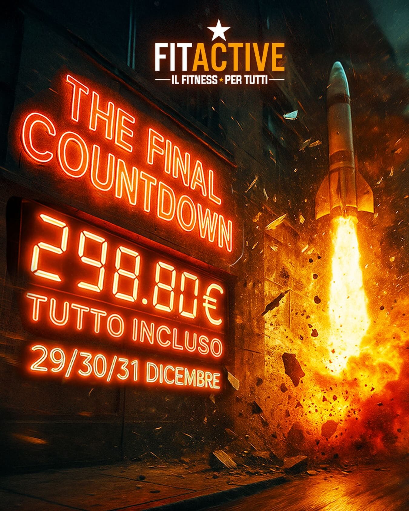 Post: Sconto di fine anno dagli amici di @fitactivecesena 💪🔥
A 5 minuti dal Campus!

#spotted #Cesena #unibo #cesenaspotted #gym fitactive pales…