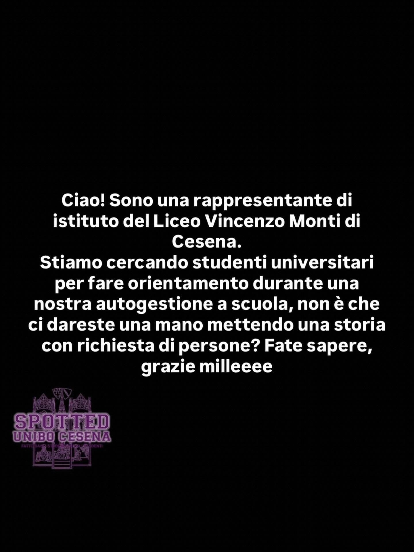 Post: #spotted #Cesena #unibo #cesenaspotted