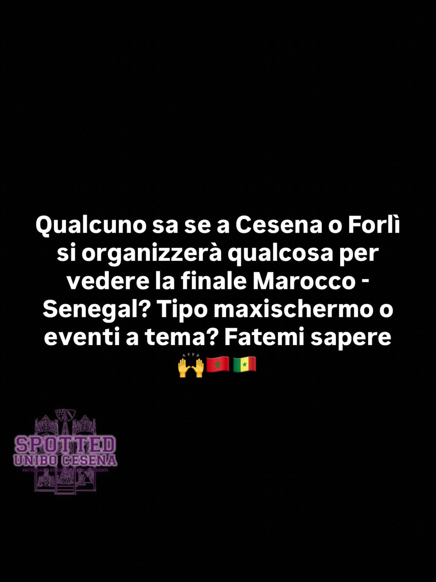 Post: #spotted #Cesena #unibo #cesenaspotted