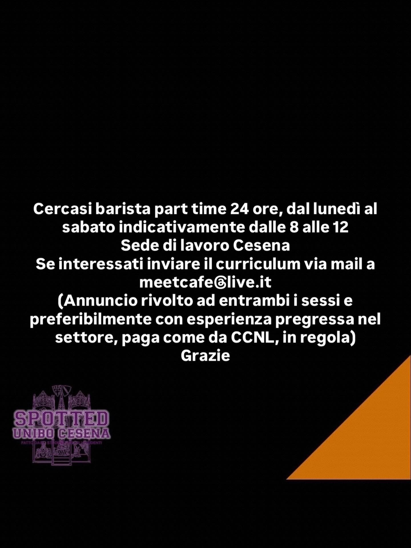Post: #spotted #Cesena #unibo #cesenaspotted