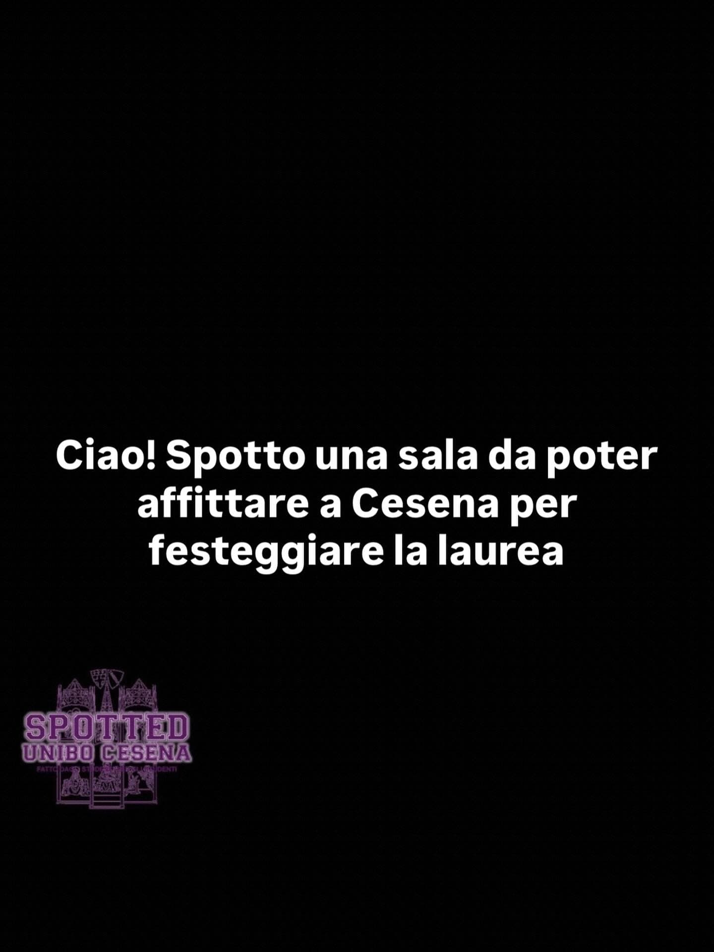 Post: #spotted #Cesena #unibo #cesenaspotted