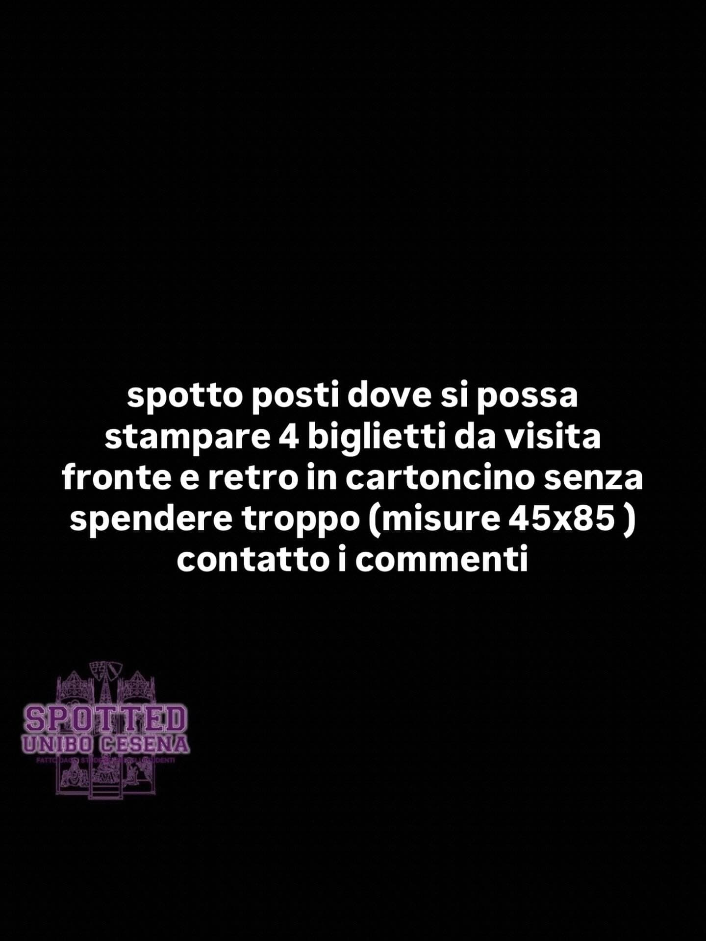 Post: #spotted #Cesena #unibo #cesenaspotted