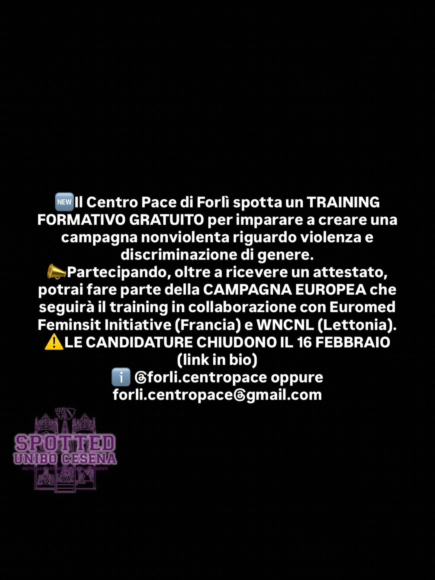 Post: #spotted #Cesena #unibo #cesenaspotted