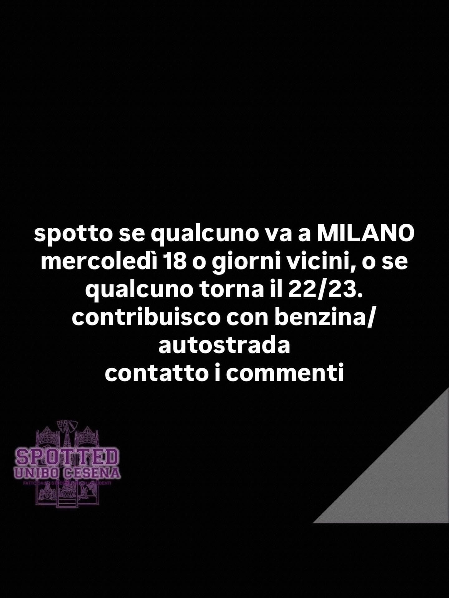 Post: #spotted #Cesena #unibo #cesenaspotted