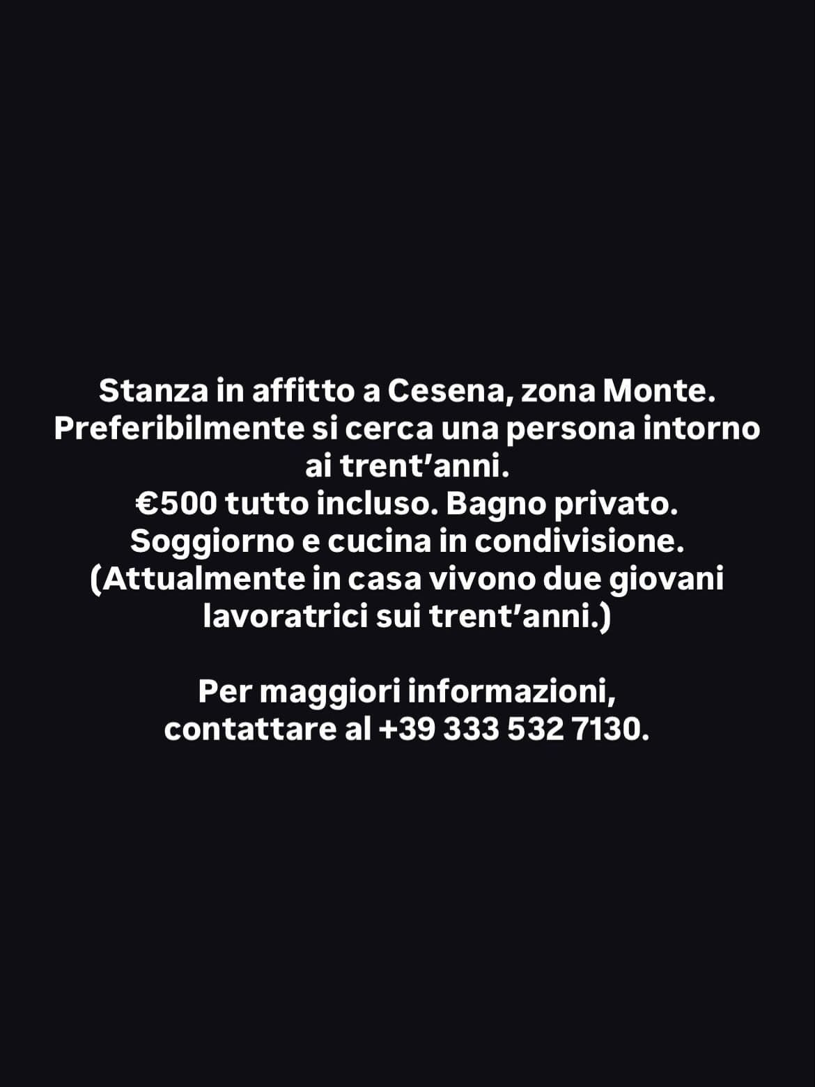 Post: #spotted #Cesena #affitto #cesenaspotted #affittocesena