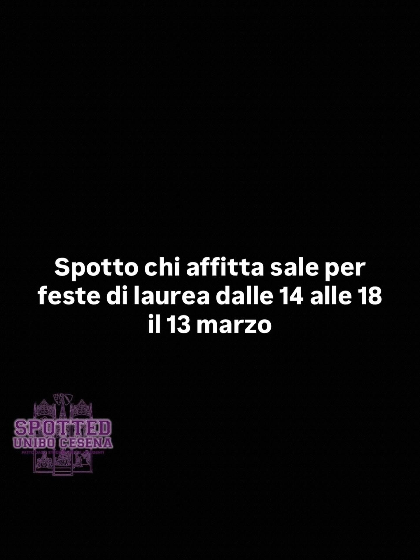 Post: #spotted #Cesena #unibo #cesenaspotted