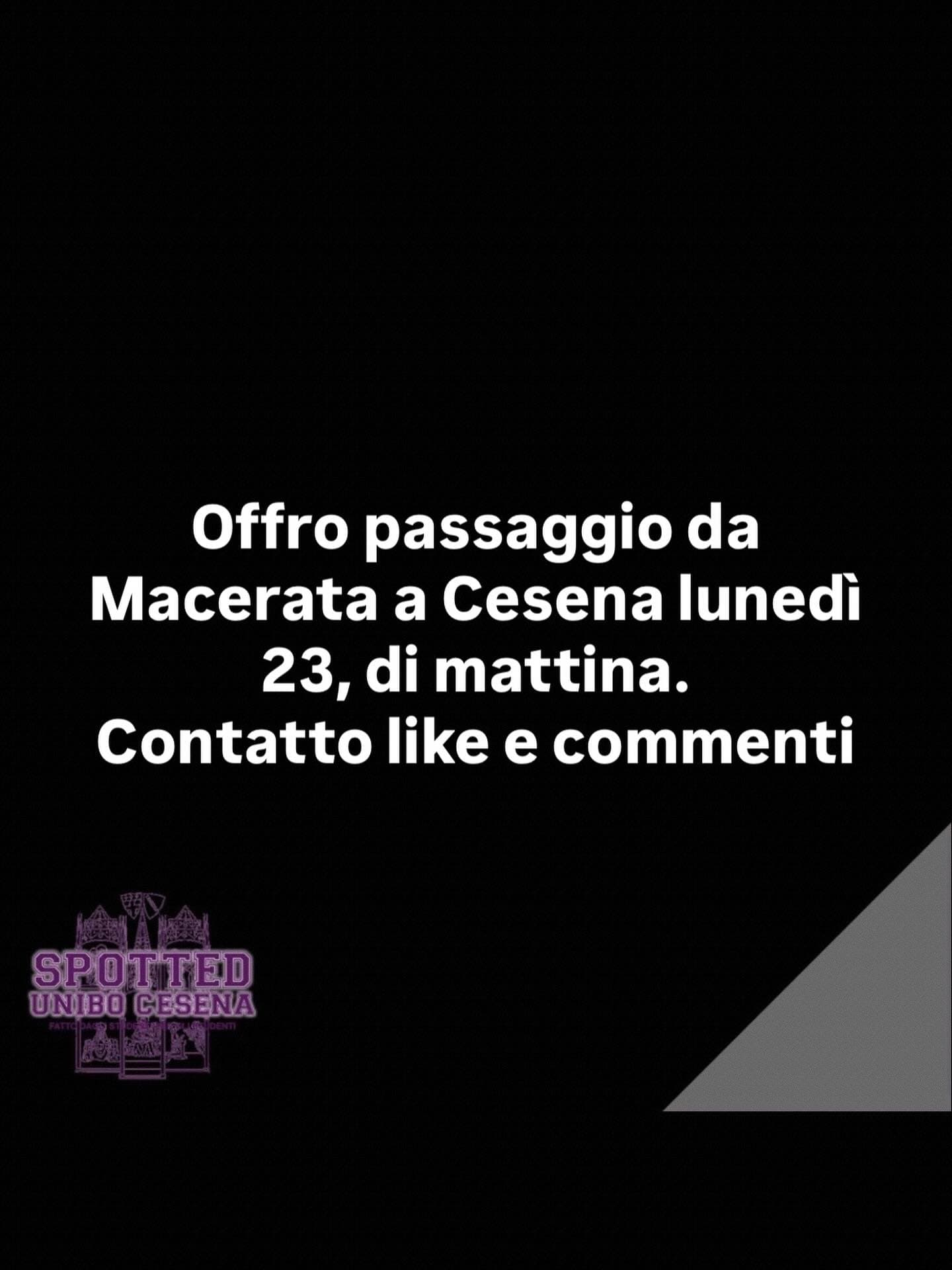 Post: #spotted #Cesena #unibo #cesenaspotted