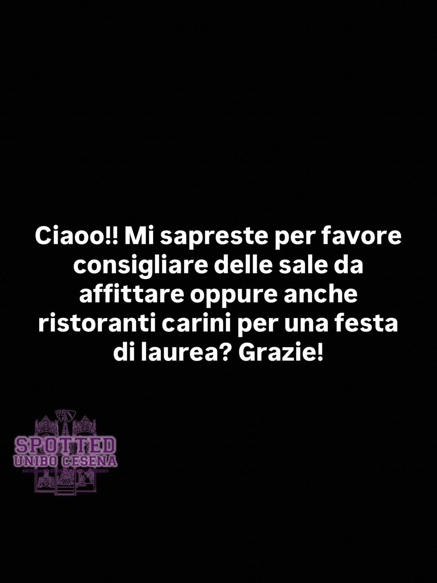 Post: #spotted #Cesena #unibo #cesenaspotted