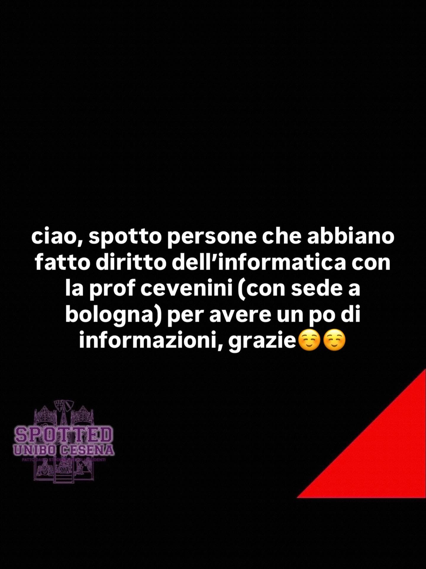 Post: #spotted #Cesena #unibo #cesenaspotted