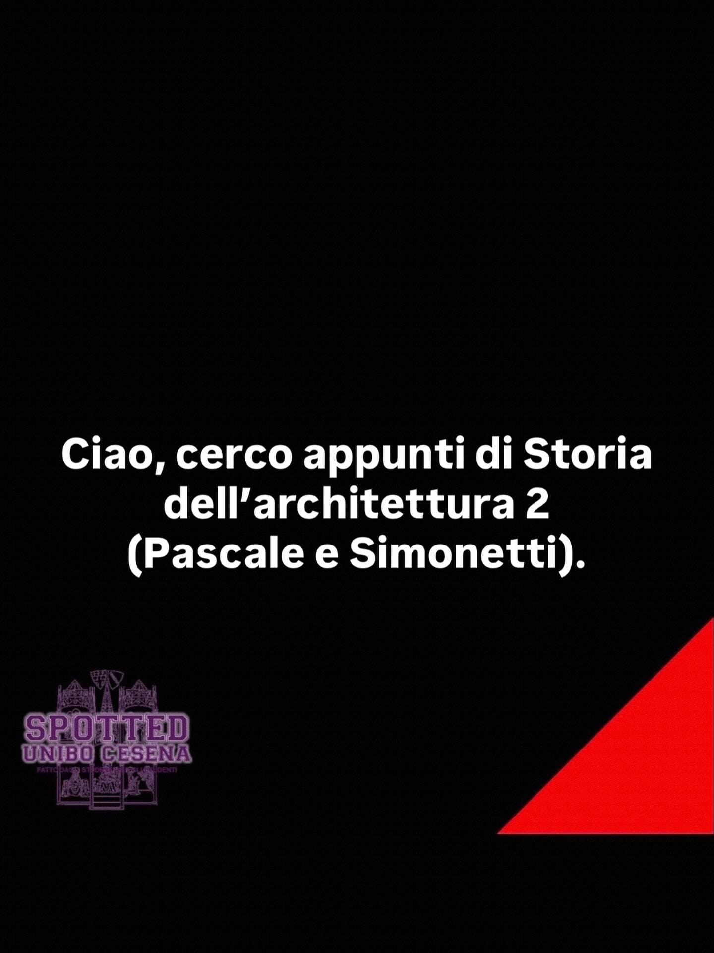 Post: #spotted #Cesena #unibo #cesenaspotted