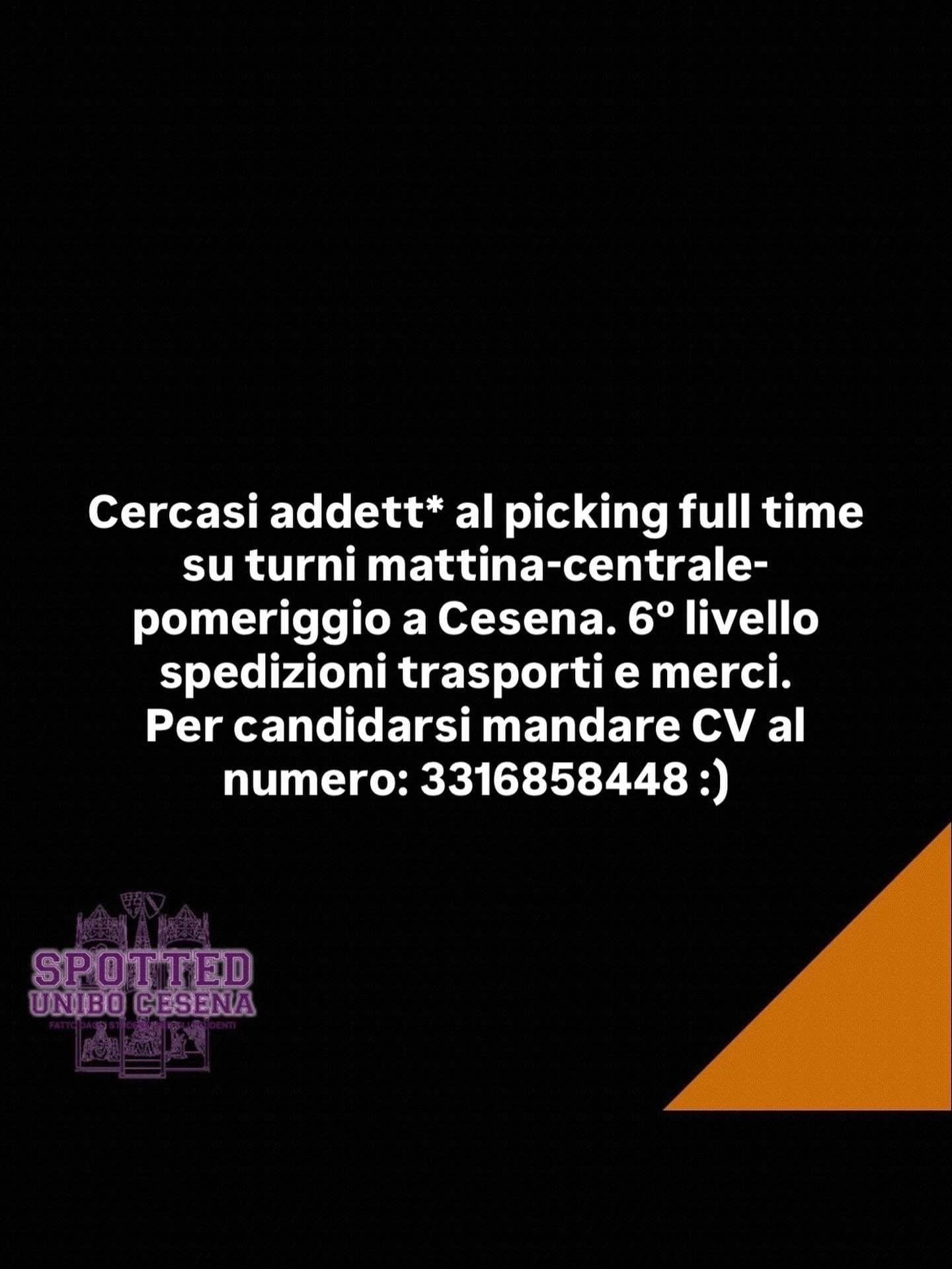 Post: #spotted #Cesena #unibo #cesenaspotted