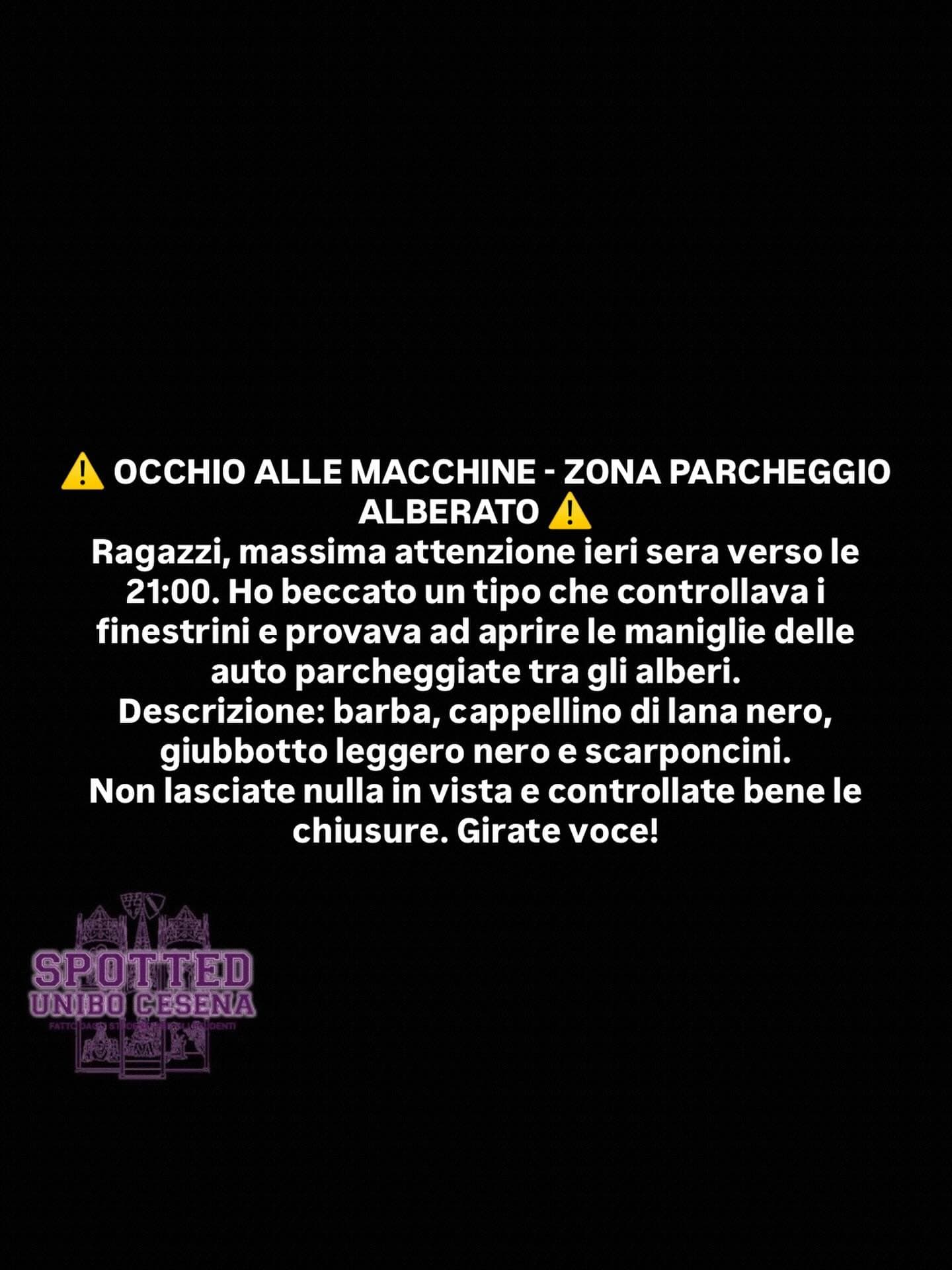 Post: #spotted #Cesena #unibo #cesenaspotted