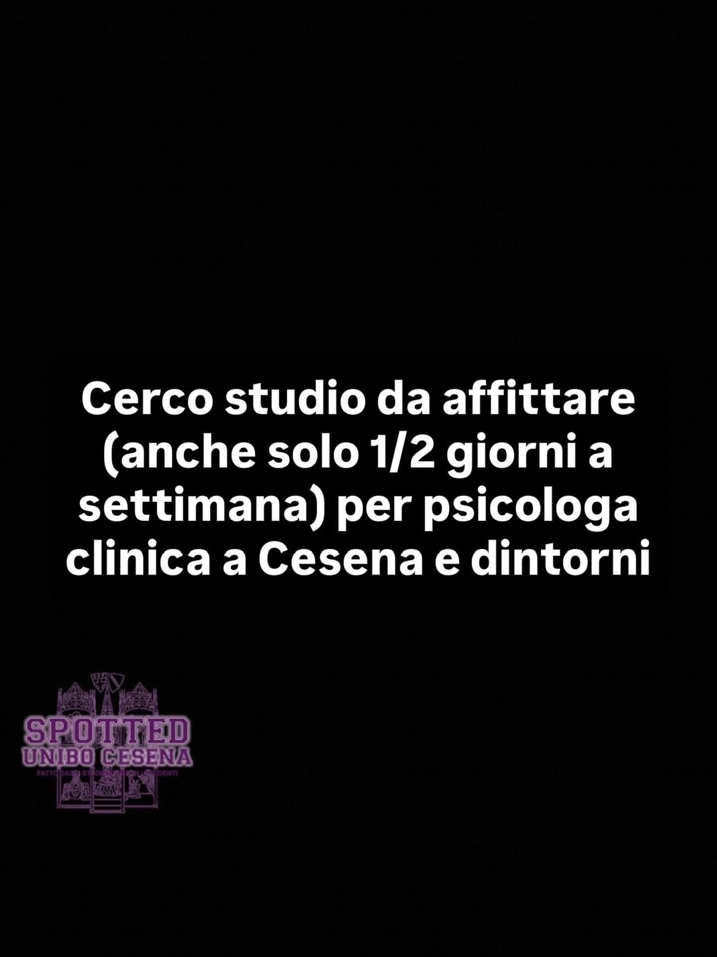 Post: #spotted #Cesena #unibo #cesenaspotted