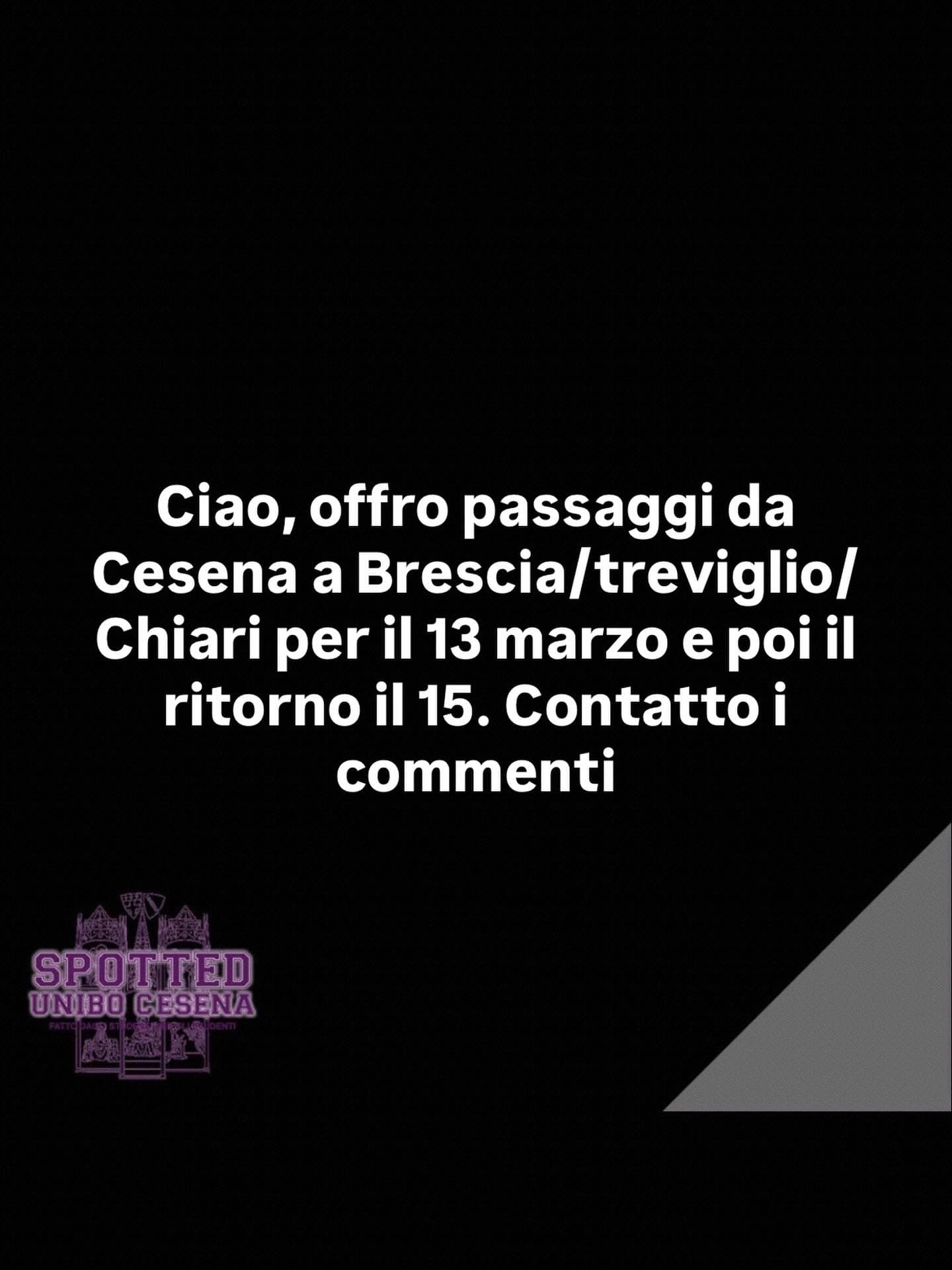 Post: #spotted #Cesena #unibo #cesenaspotted