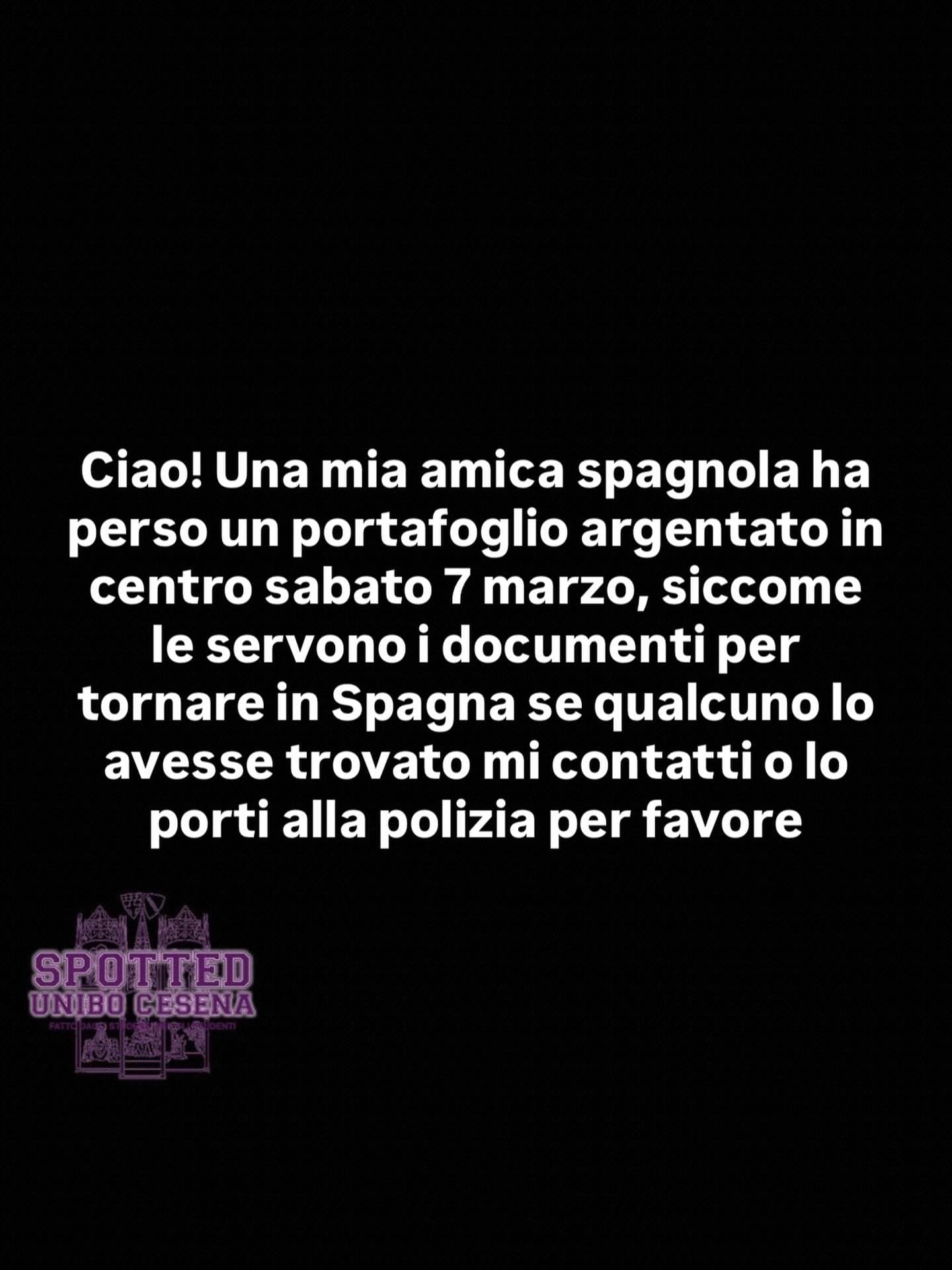 Post: #spotted #Cesena #unibo #cesenaspotted