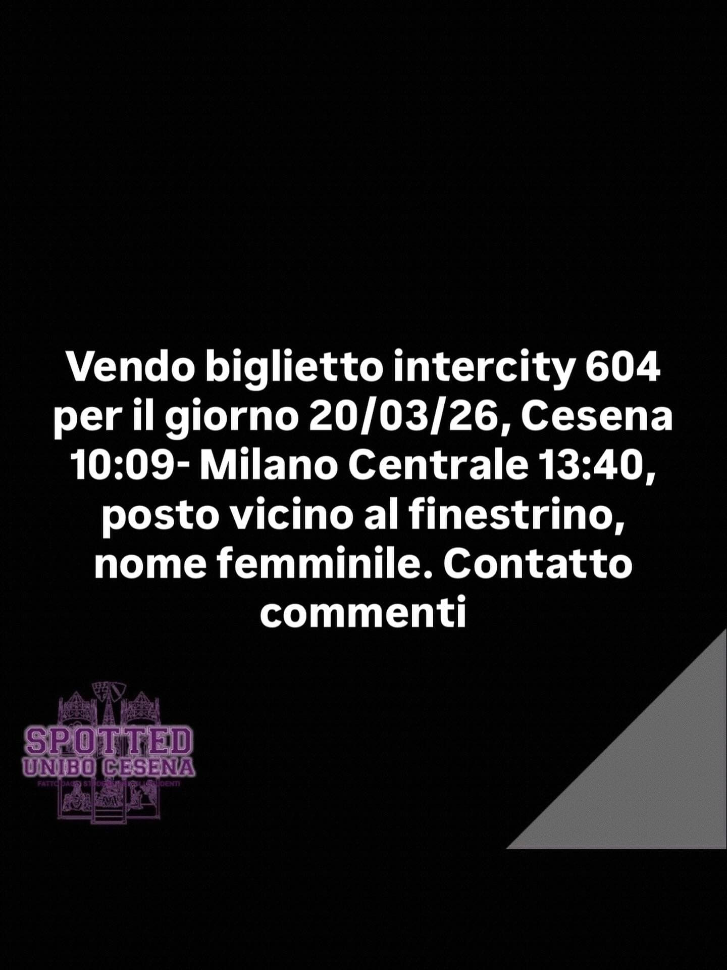 Post: #spotted #Cesena #unibo #cesenaspotted