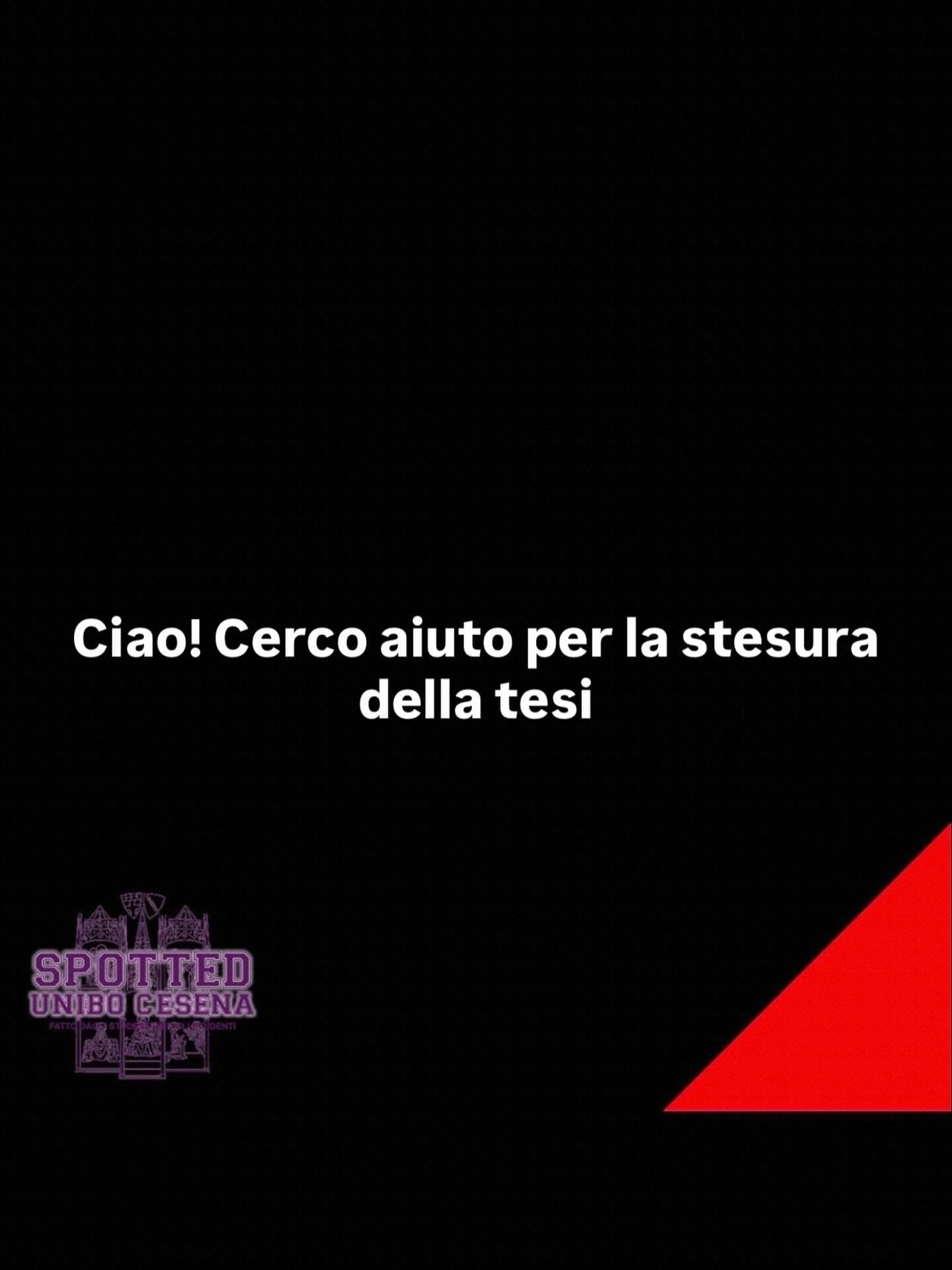 Post: #spotted #Cesena #unibo #cesenaspotted