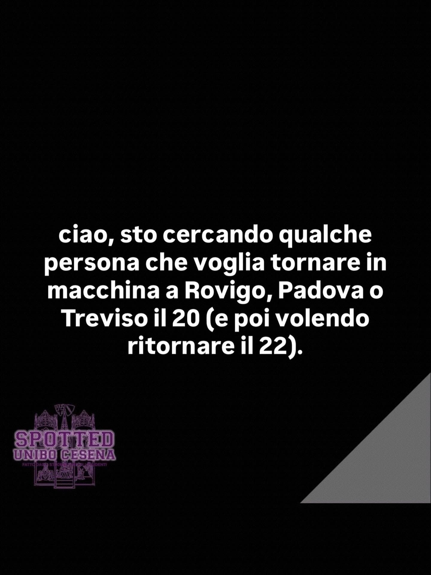 Post: #spotted #Cesena #unibo #cesenaspotted
