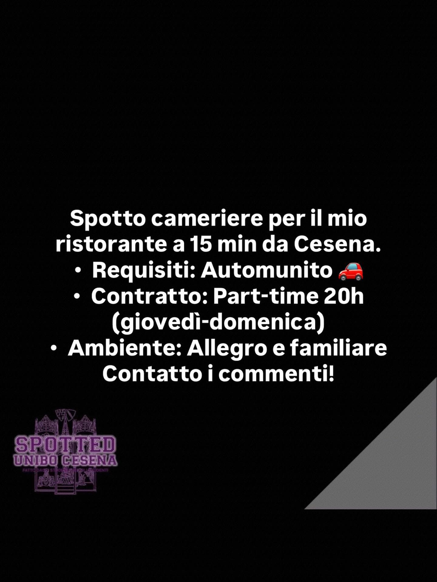 Post: #spotted #Cesena #unibo #cesenaspotted