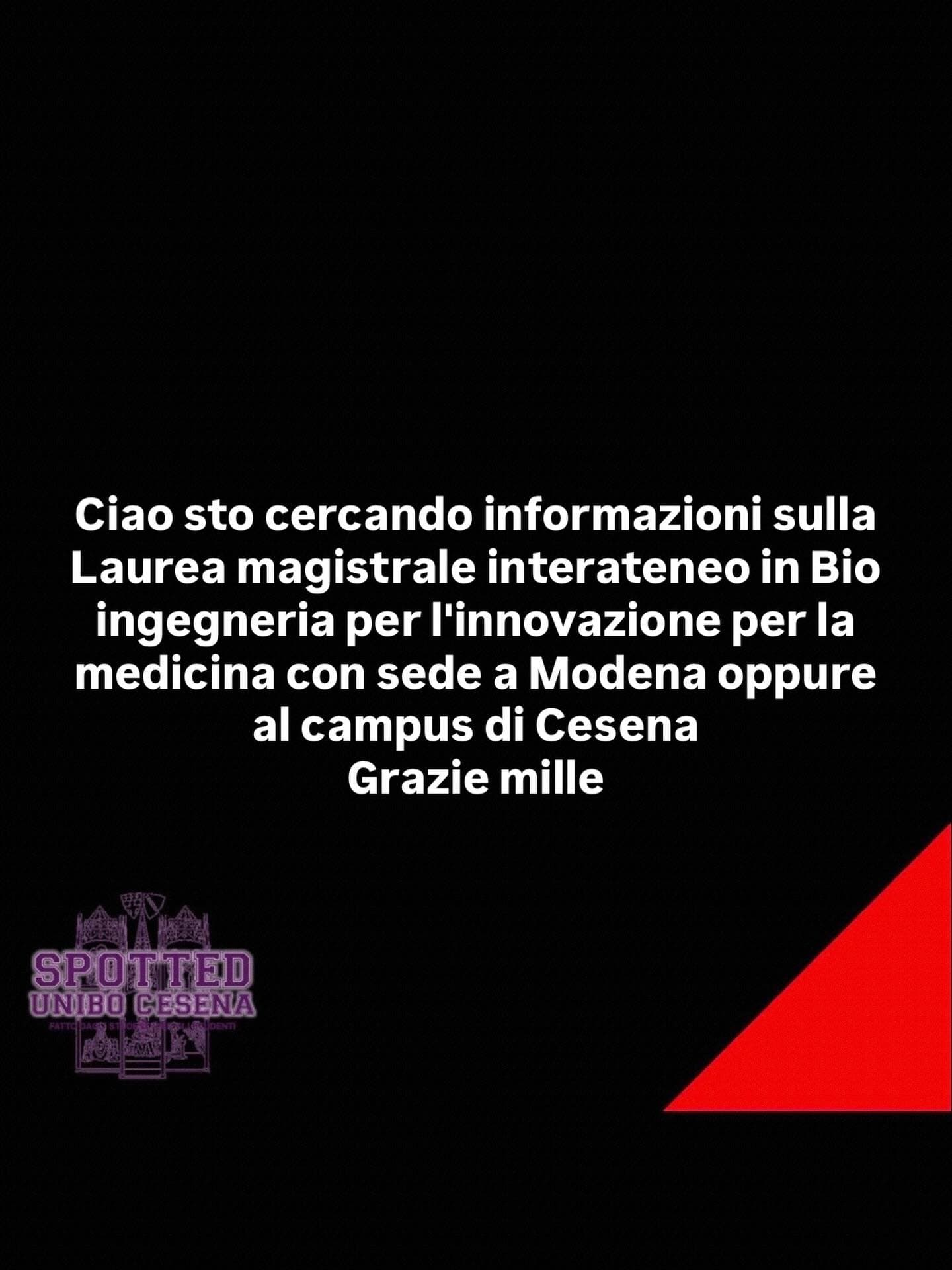 Post: #spotted #Cesena #unibo #cesenaspotted