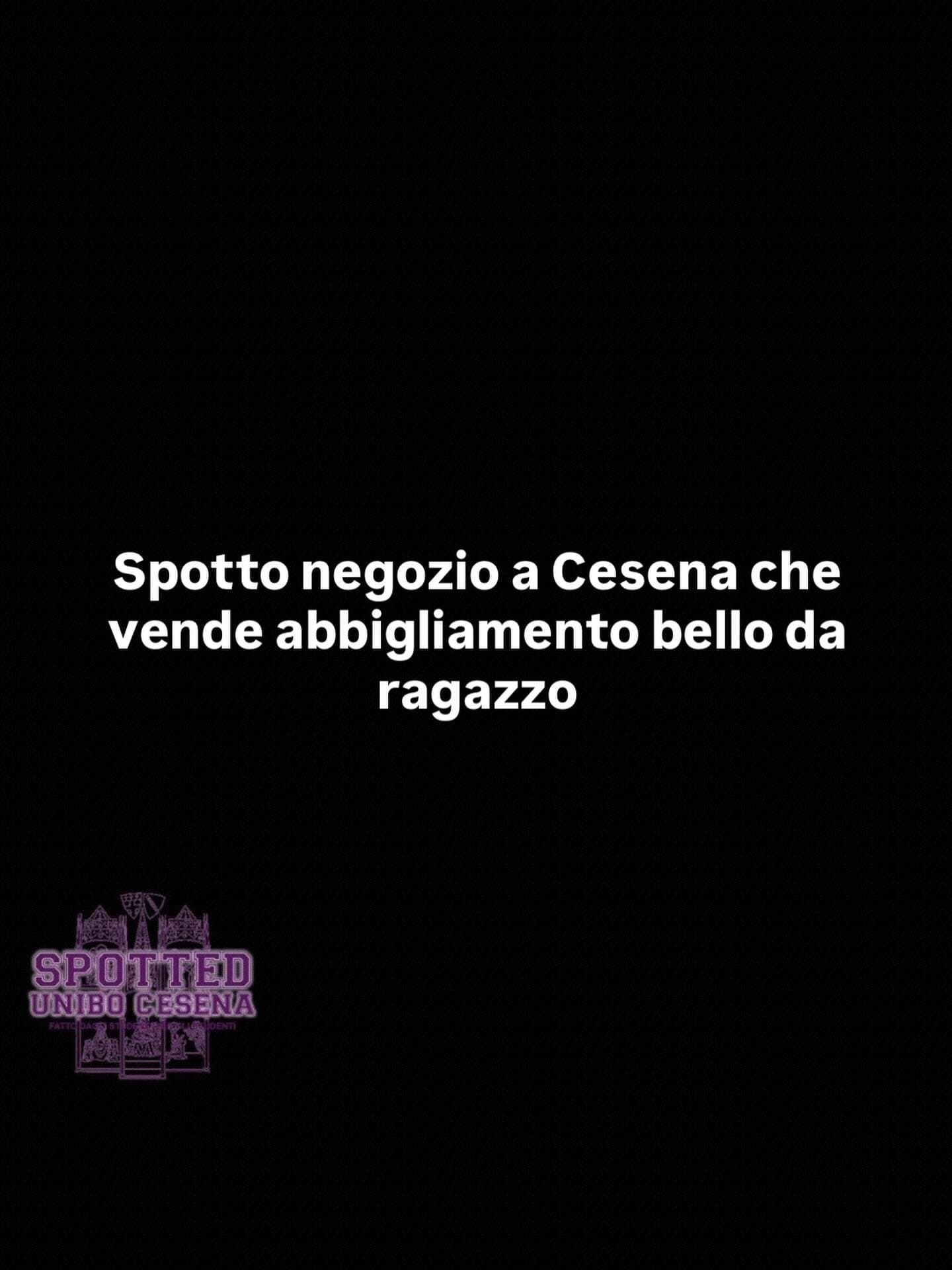 Post: #spotted #Cesena #unibo #cesenaspotted