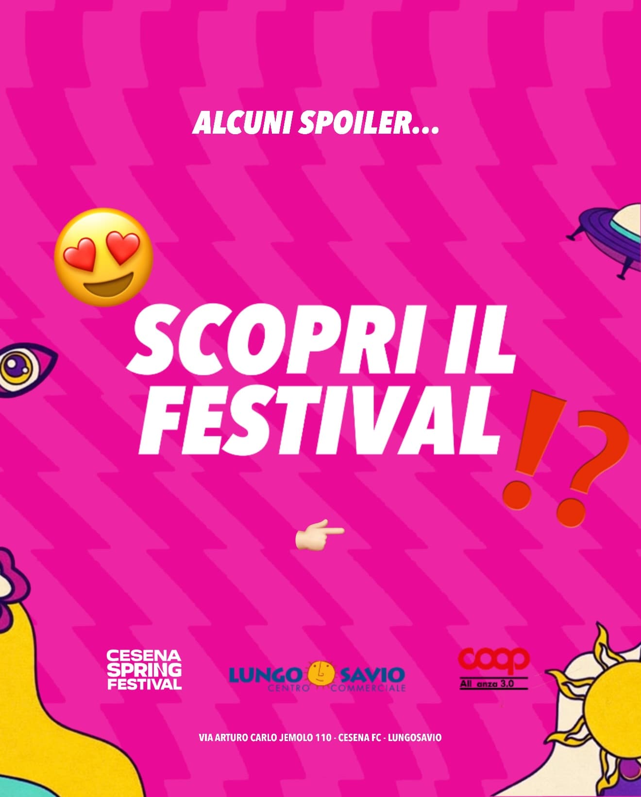 Post: Domani fuori la locandina ufficiale e tutti i componenti che ci saranno al festival. Oggi solo qualche SPOILER‼️

Abbiamo organizzato la fes…