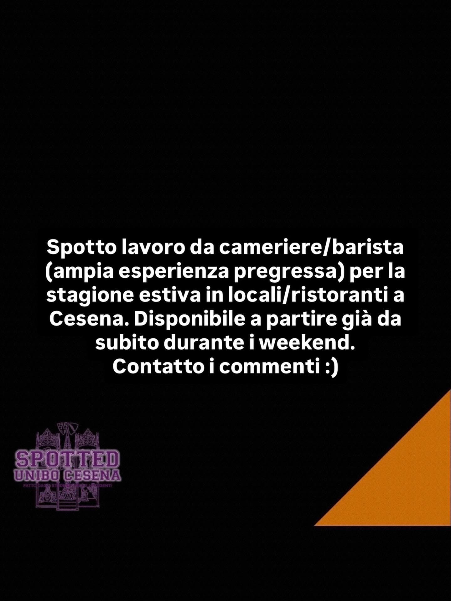 Post: #spotted #Cesena #unibo #cesenaspotted