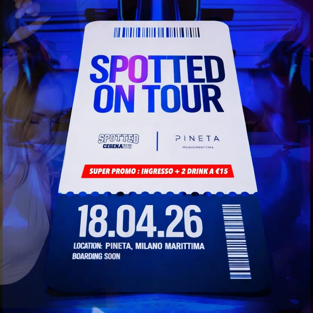 Post: Spotted ti propone una super promo!

Solo per noi universitari, €15 con due drink per questo sabato al Pineta di Milano Marittima.

Vuoi pro…