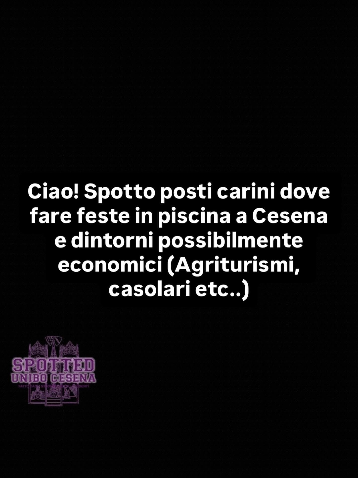 Post: #spotted #Cesena #unibo #cesenaspotted
