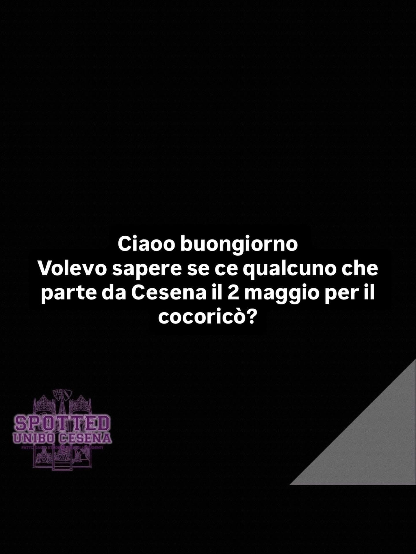 Post: #spotted #Cesena #unibo #cesenaspotted