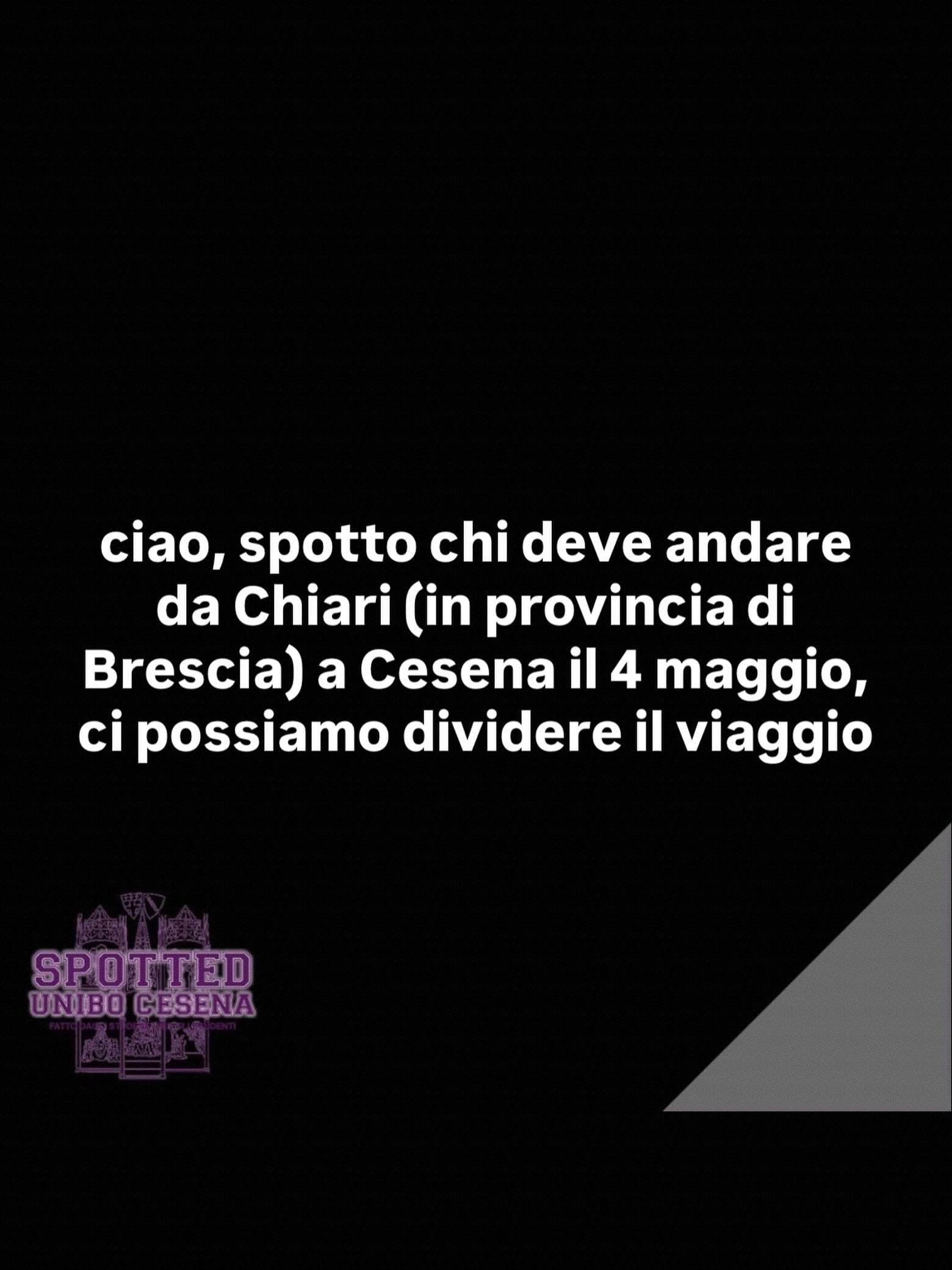 Post: #spotted #Cesena #unibo #cesenaspotted