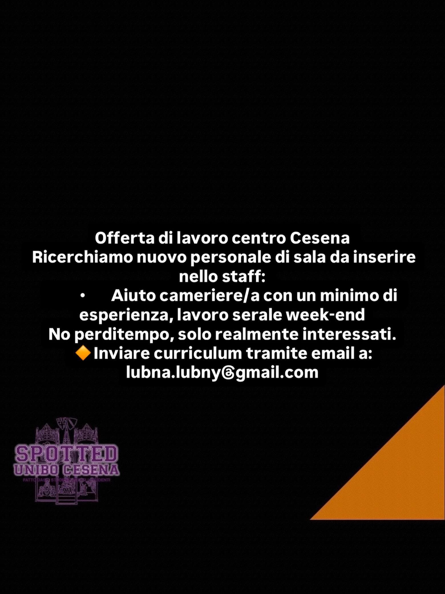 Post: #spotted #Cesena #unibo #cesenaspotted