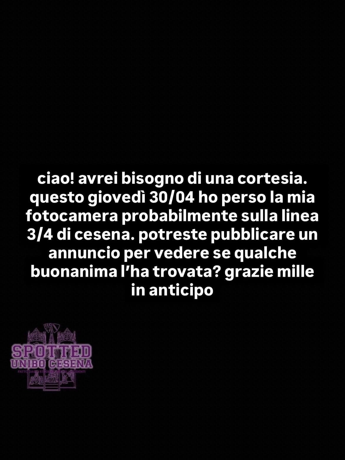 Post: #spotted #Cesena #unibo #cesenaspotted