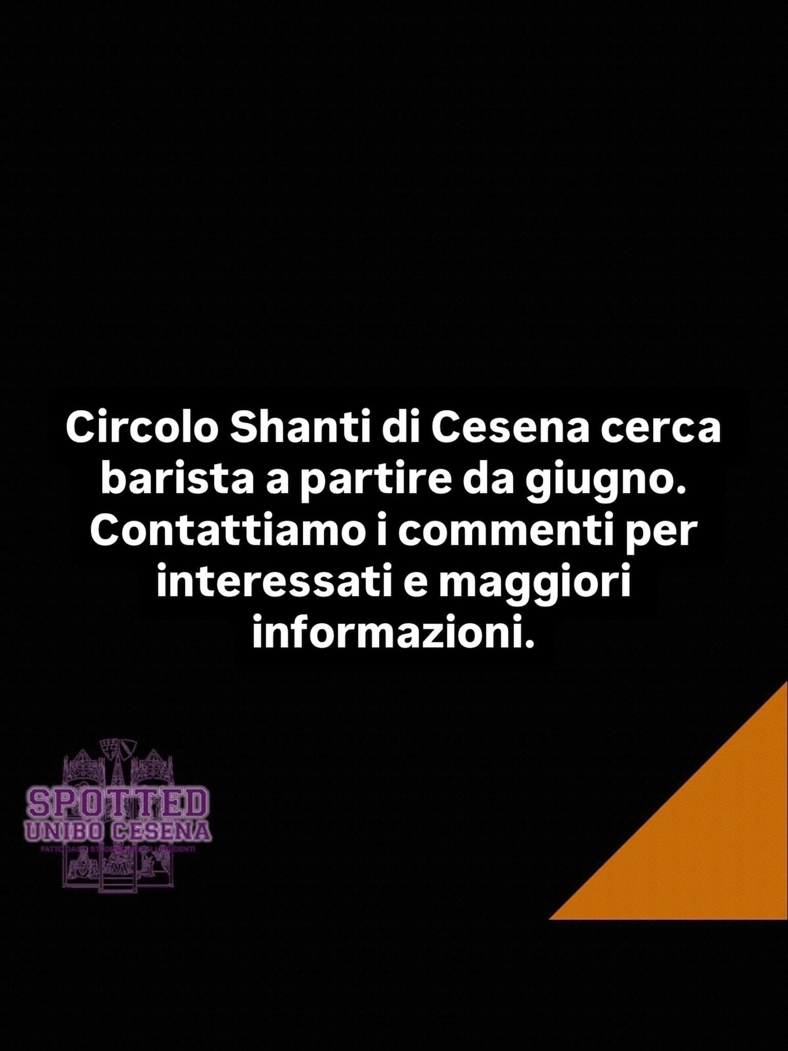 Post: #spotted #Cesena #unibo #cesenaspotted