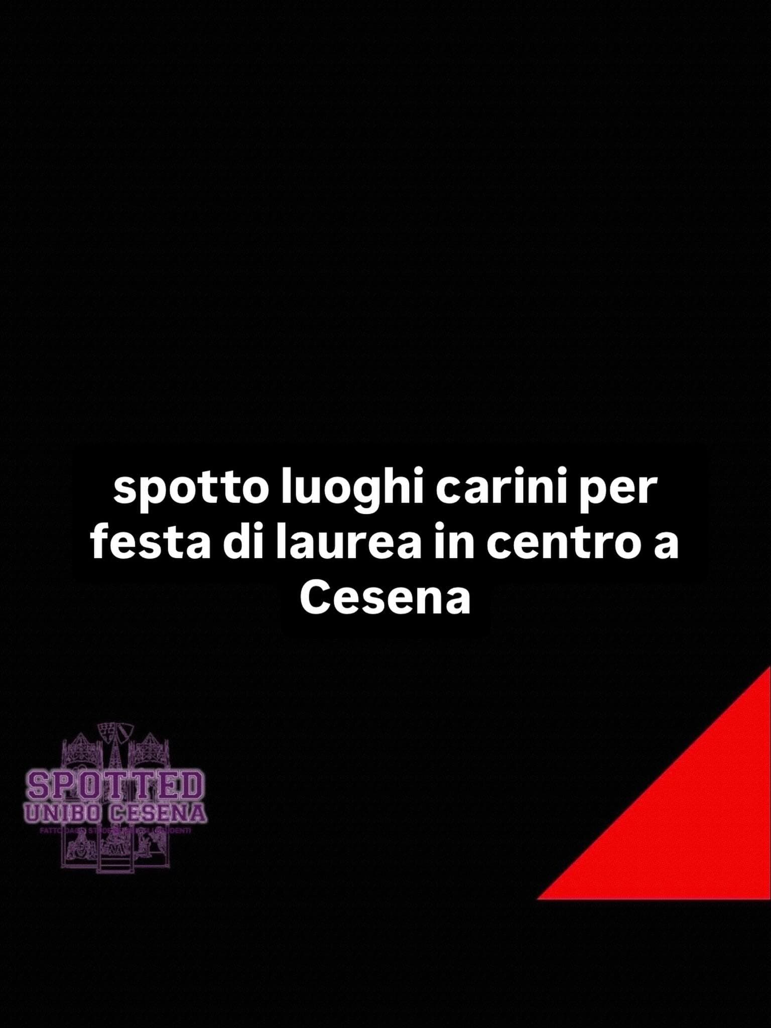 Post: #spotted #Cesena #unibo #cesenaspotted