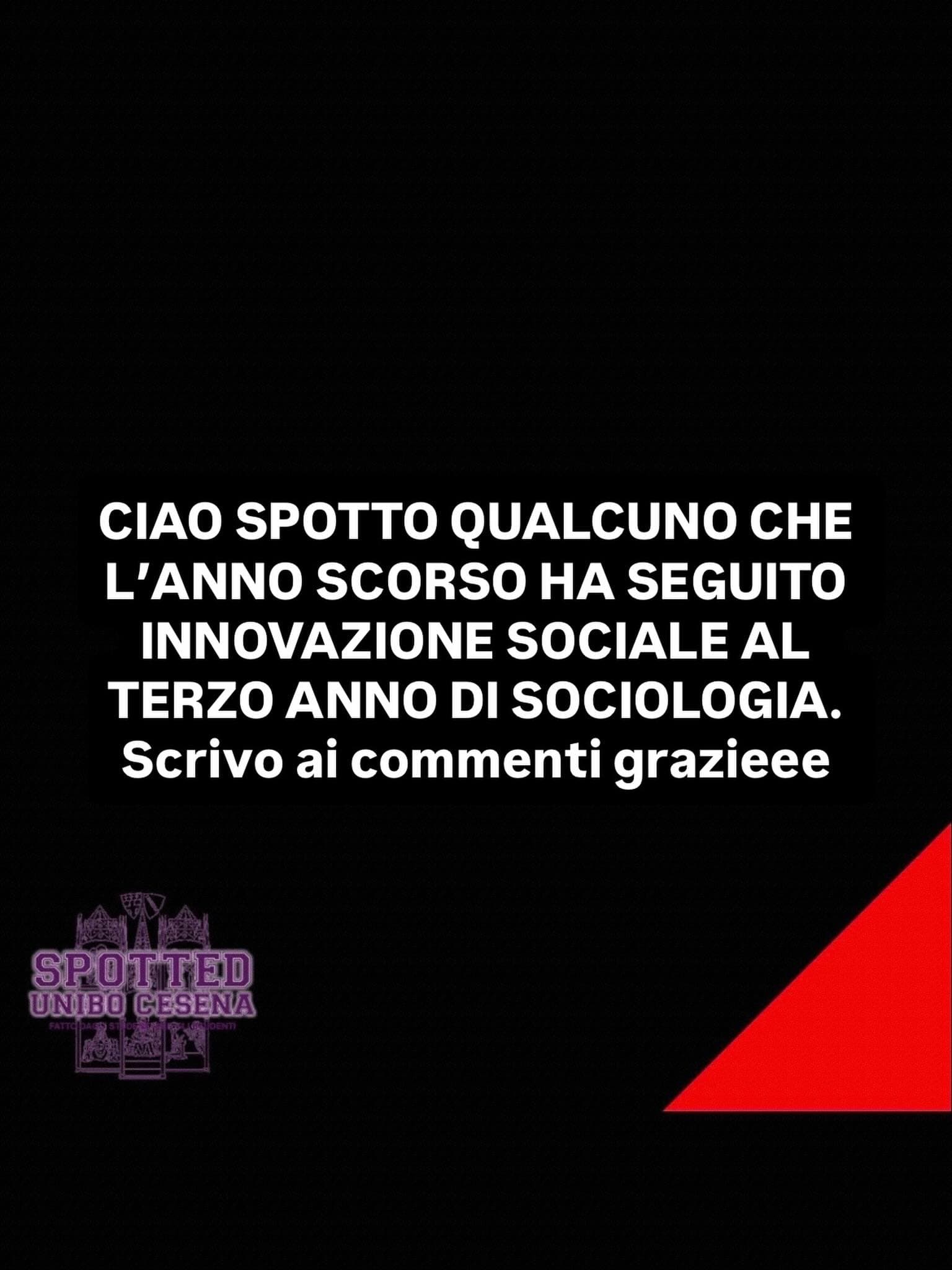 Post: #spotted #Cesena #unibo #cesenaspotted