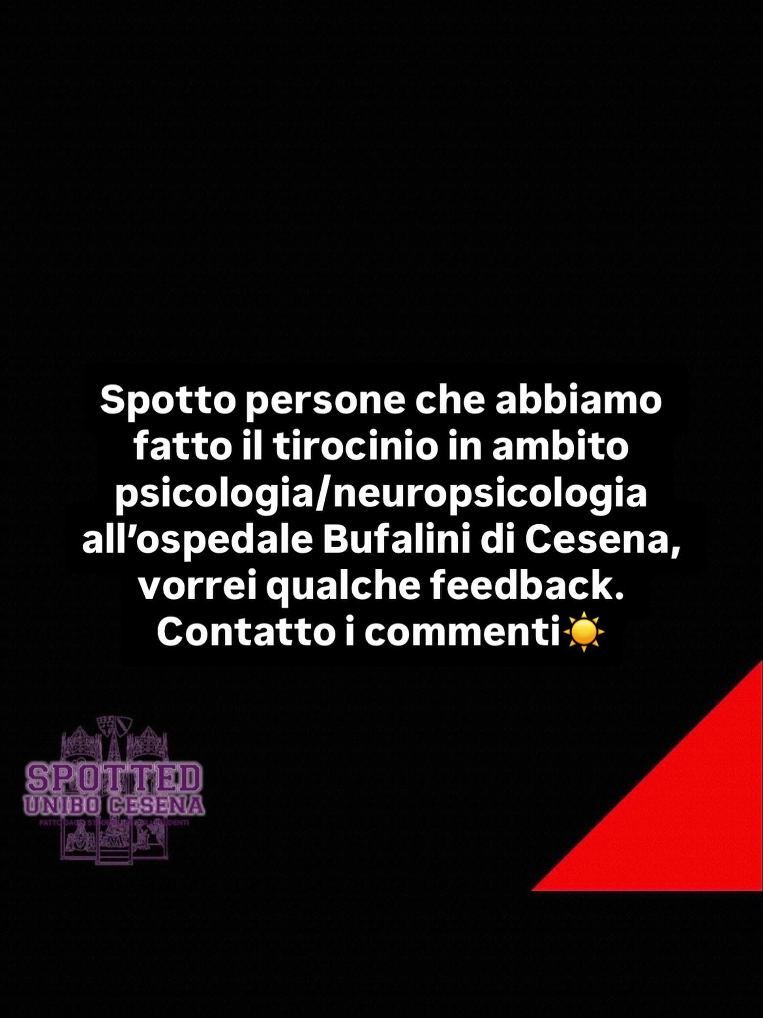 Post: #spotted #Cesena #unibo #cesenaspotted