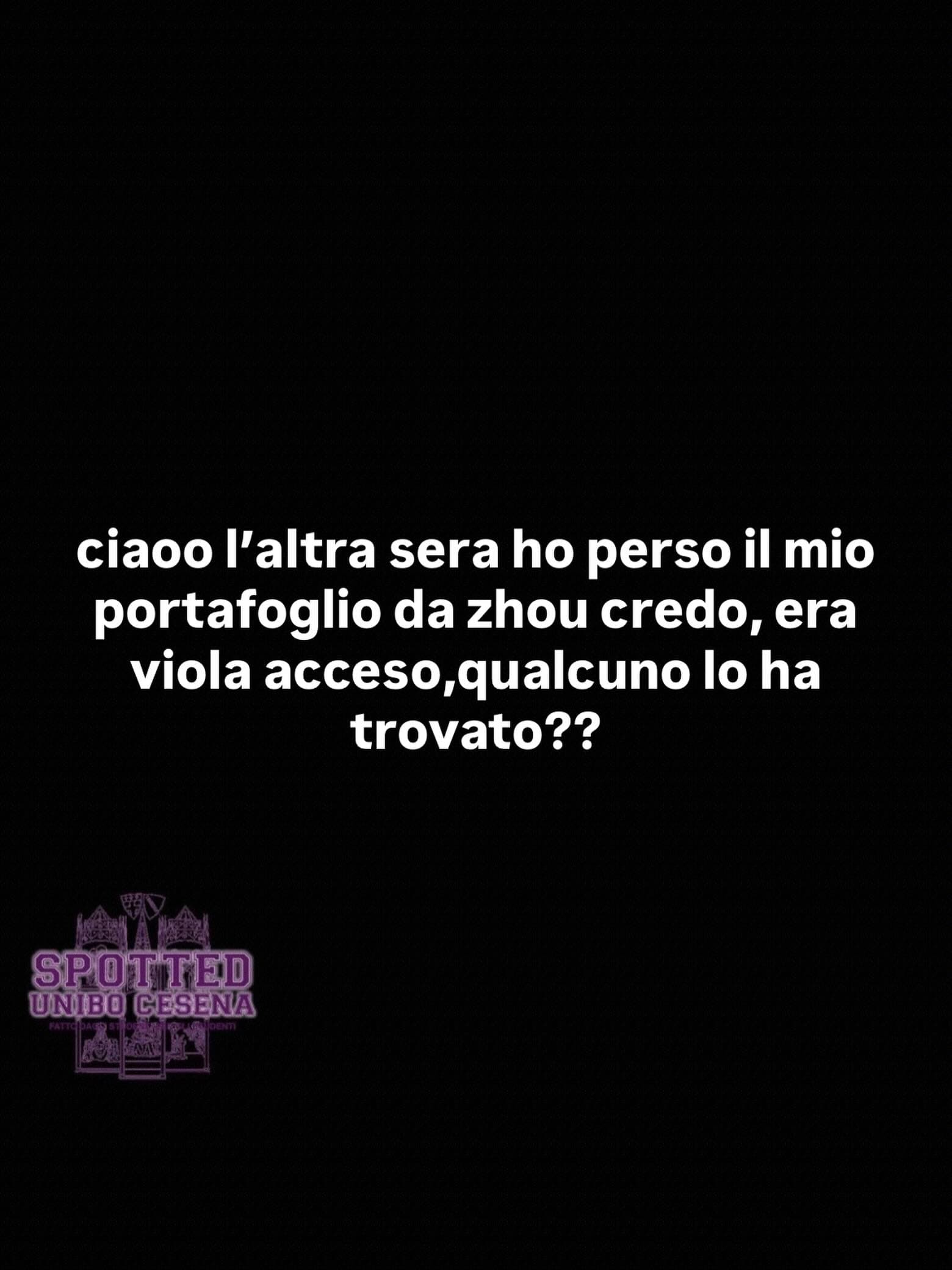 Post: #spotted #Cesena #unibo #cesenaspotted