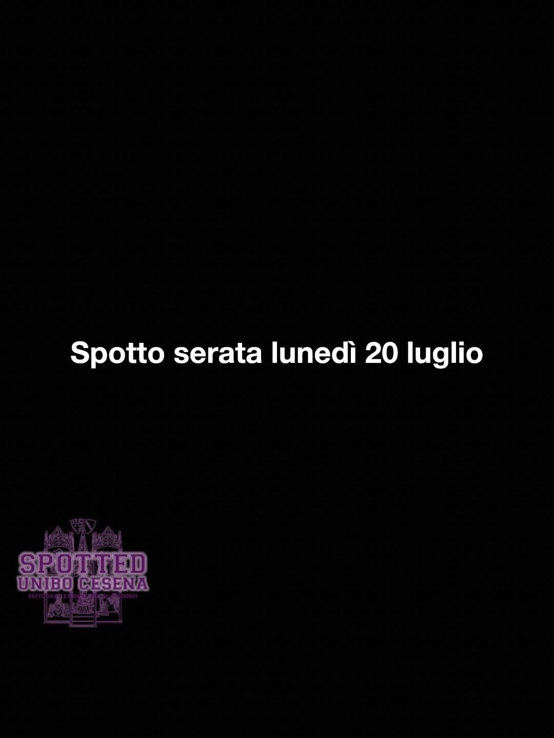 Post: Spotto serata lunedì 20 luglio

#spotted #Cesena #unibo #cesenaspotted