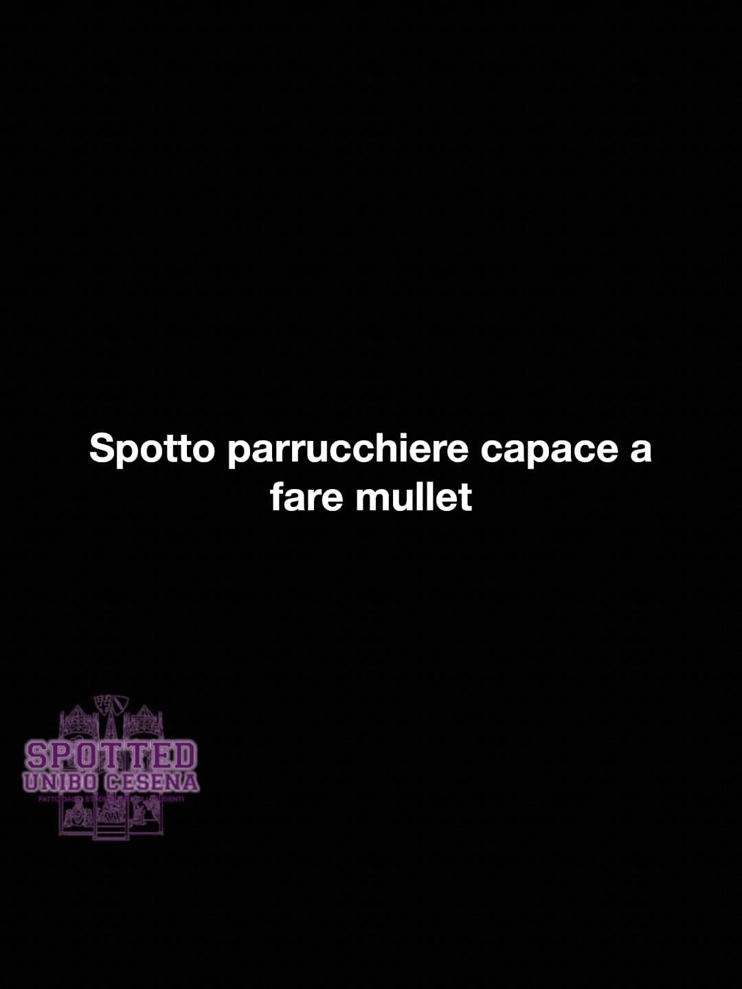 Post: Spotto parrucchiere capace a fare mullet

#spotted #Cesena #unibo #cesenaspotted
