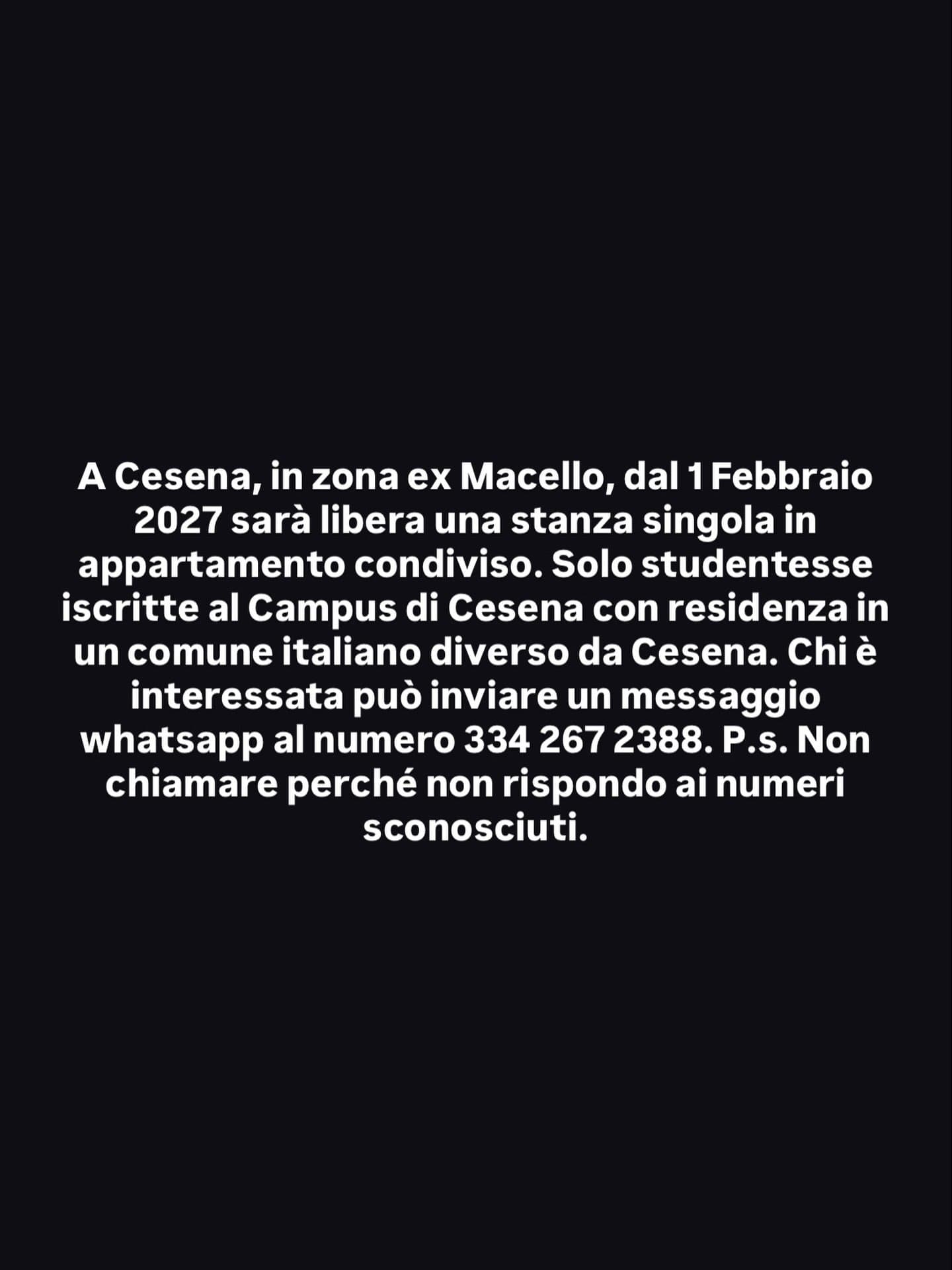 Post: #spotted #Cesena #affitto #cesenaspotted #affittocesena