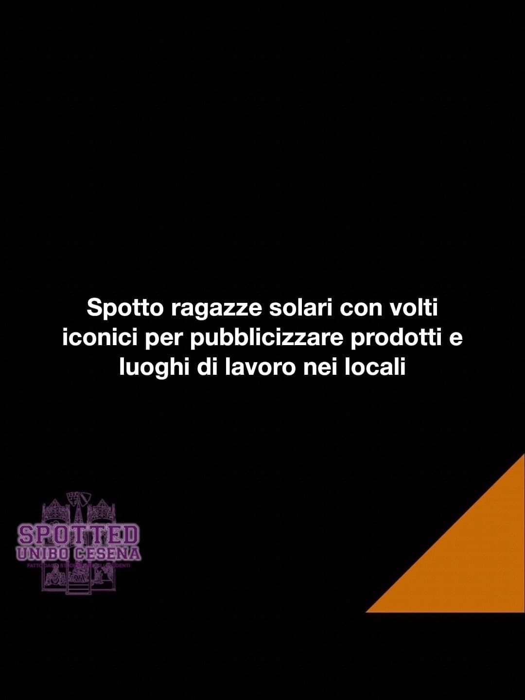 Post: Spotto ragazze solari con volti iconici per pubblicizzare prodotti e luoghi di lavoro nei locali

#spotted #Cesena #unibo #cesenaspotted